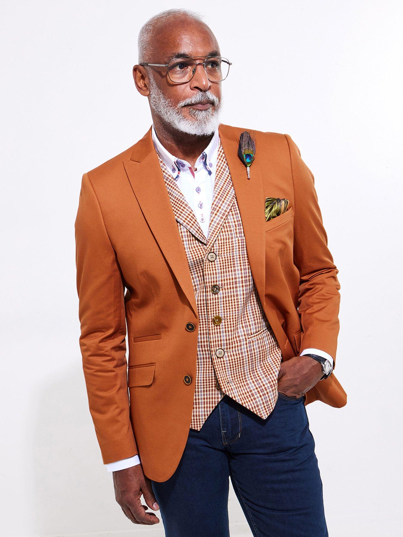 undefined Sundown Suit Jacket - Orange