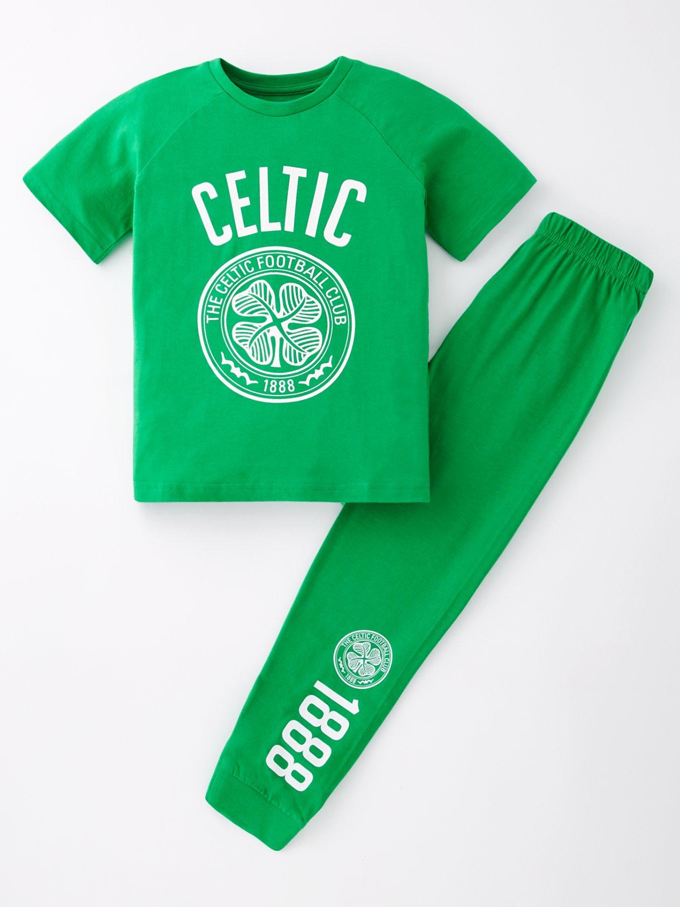 Celtics FC Celtic FC Football Short Sleeve Pyjamas - Green