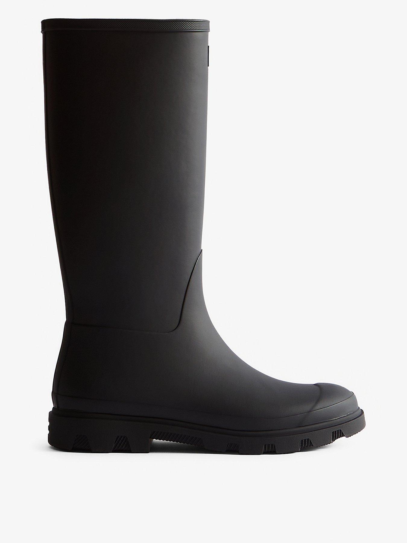 Image of Hunter Mens Downpour Tall Boots - Black