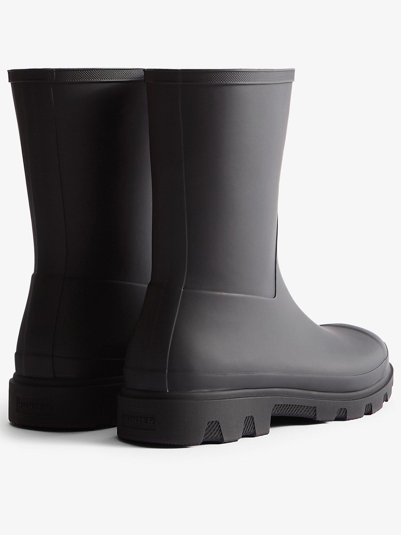 Image 3 of 4 of Hunter Mens Downpour Short Boot - Black