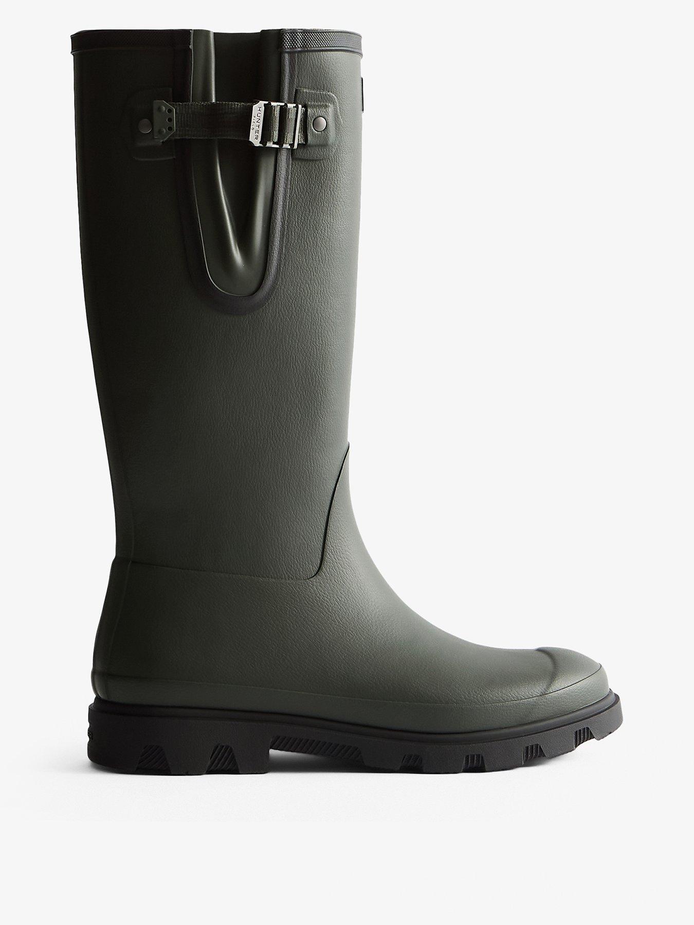 hunter-mens-downpour-adjustable-boot-green