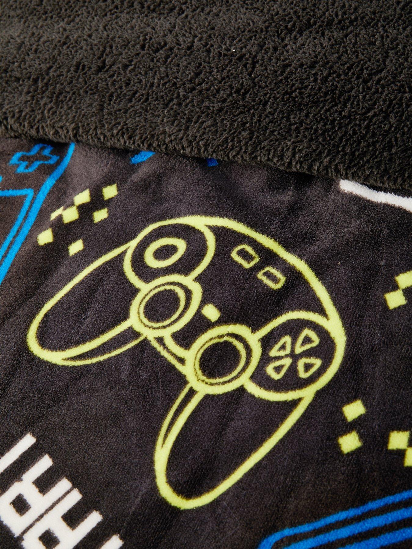very-home-game-on-printed-fleece-duvet-covernbspsetdetail
