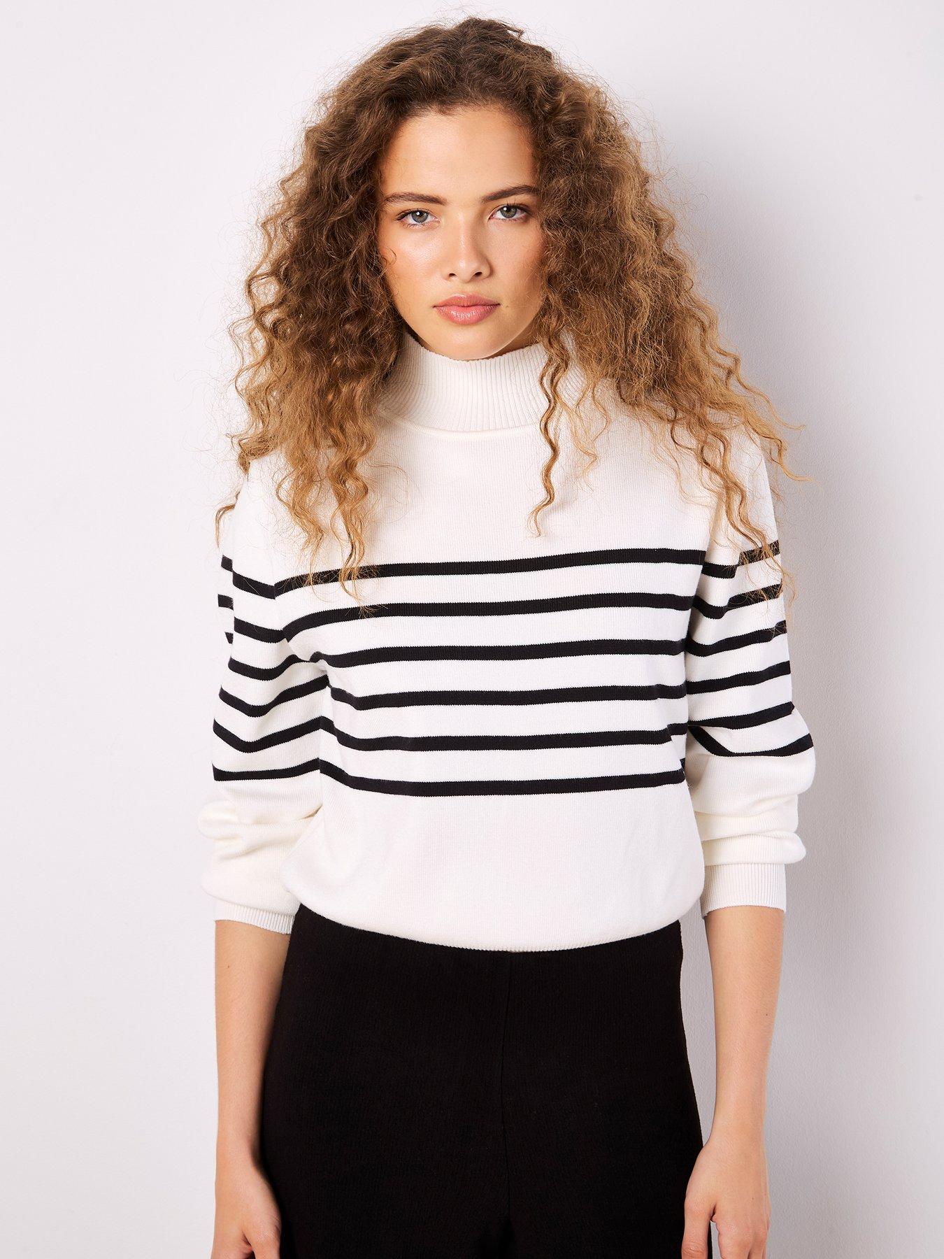 apricot-engineered-stripe-jumper-white