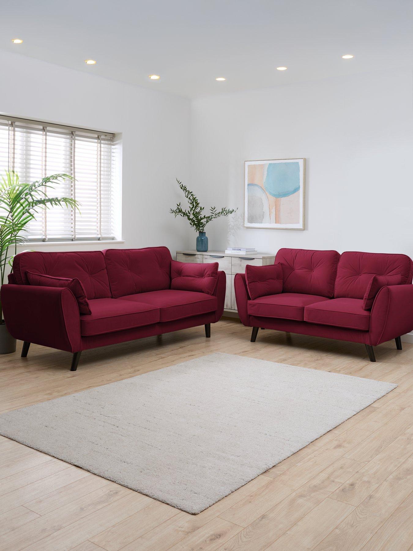 The Very Collection New Paulo Fabric 3 + 2 Seater Sofa Set (Buy and SAVE!) - FSC® Certified