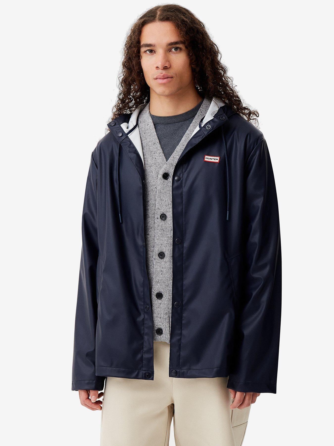 undefined Unisex Andrea Pu Raincoat - Navy