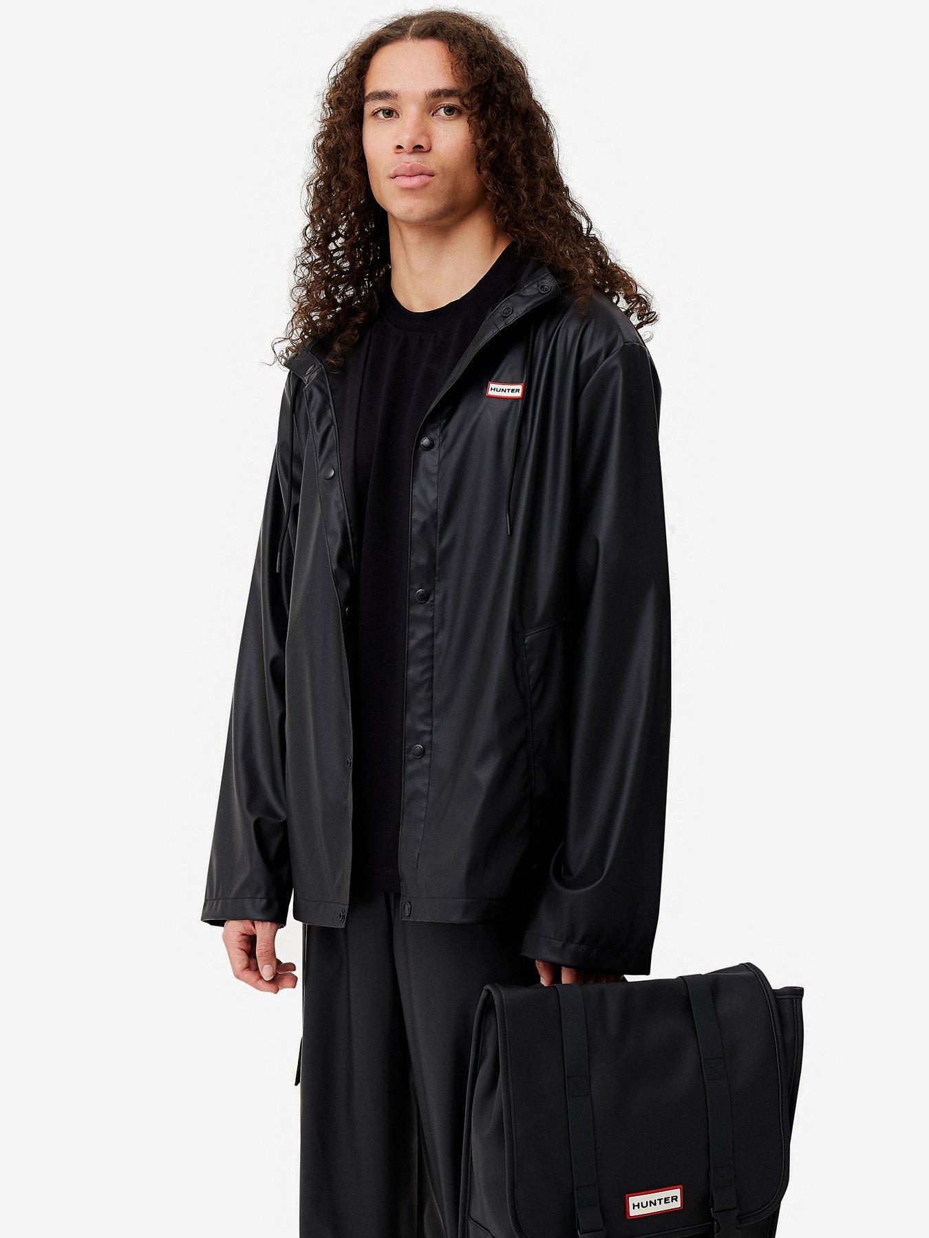undefined Unisex Andrea Pu Raincoat - Black