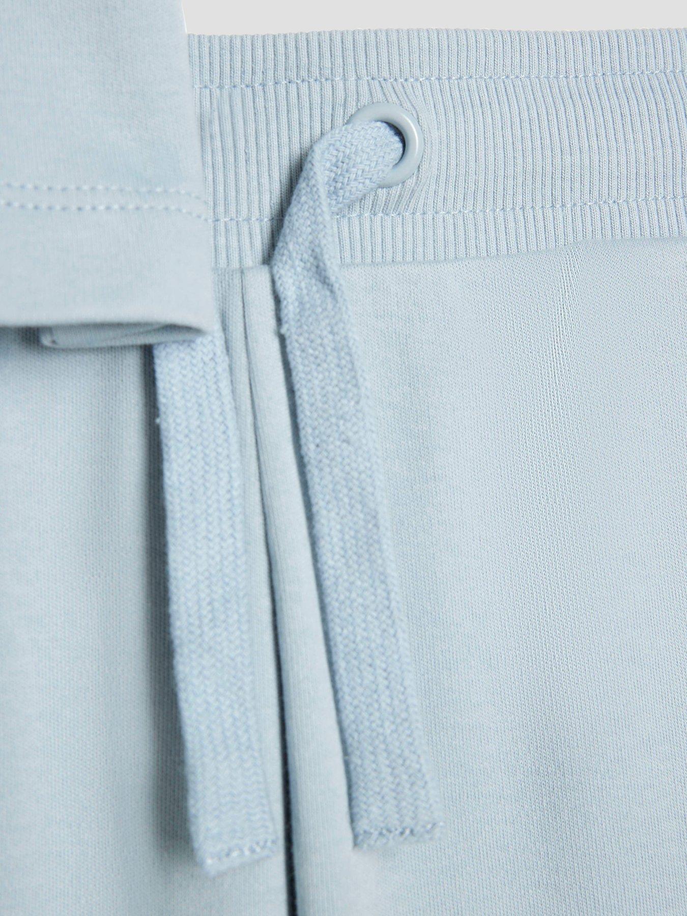 Image 4 of 5 of River Island Boys RR T-Shirt And Short Set - Blue