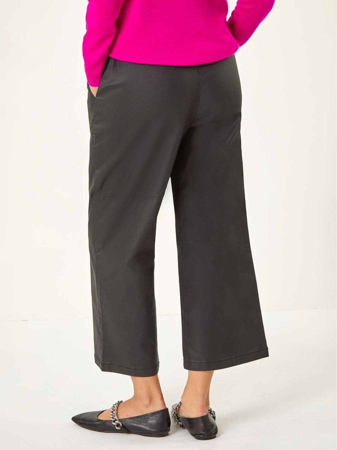roman-coated-wide-leg-cropped-trouser-blackstillFront
