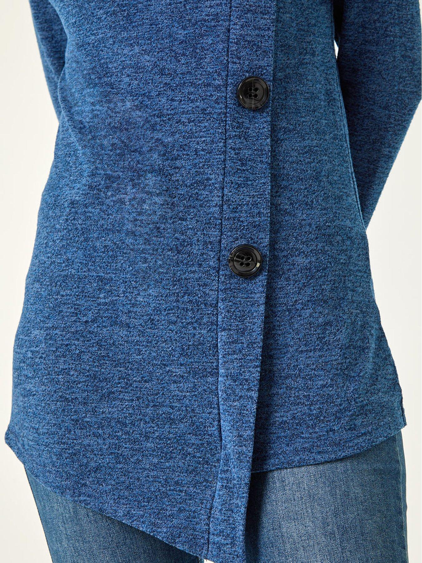 roman-cowl-neck-buttoned-top-bluedetail