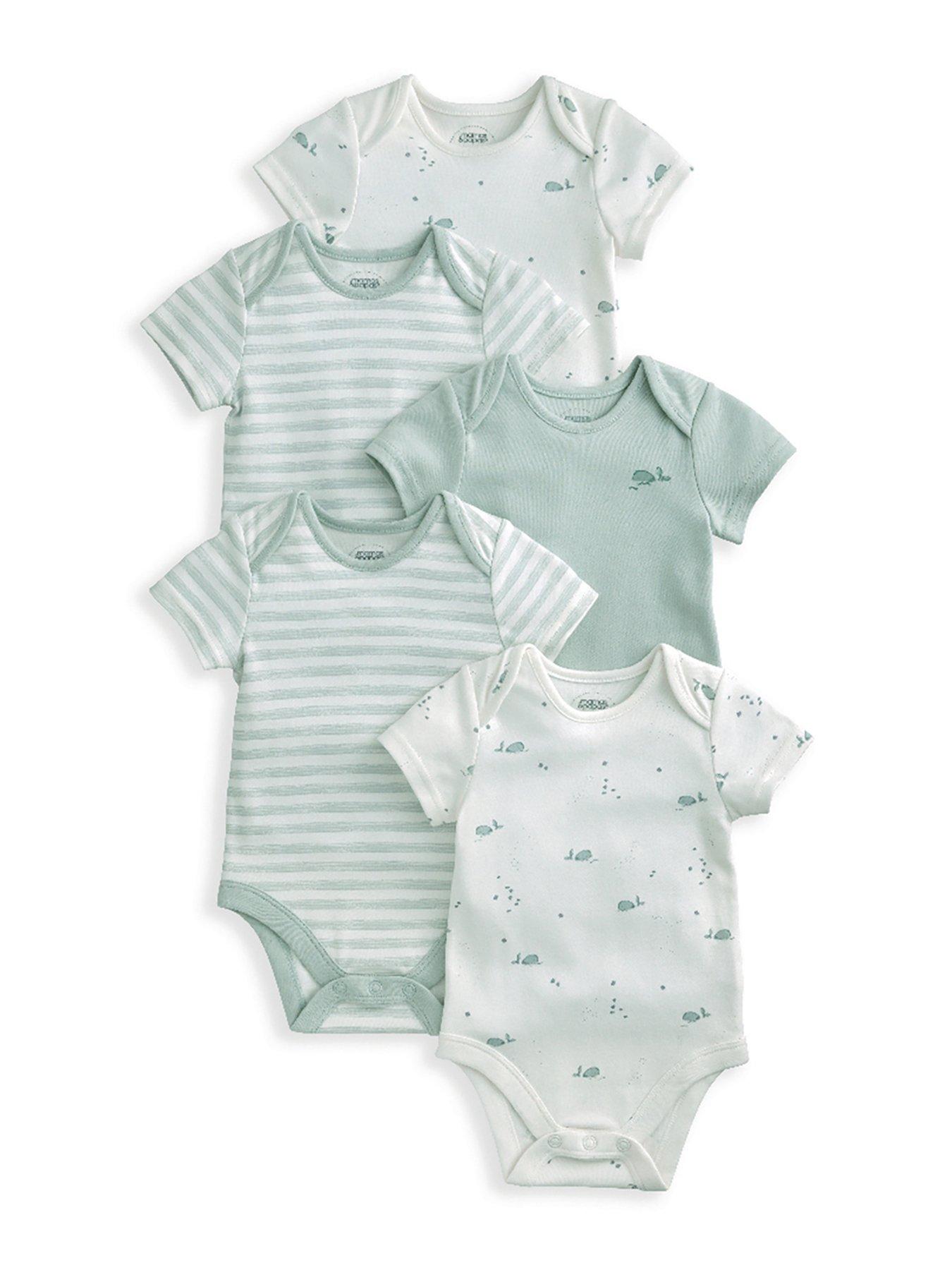 mamas-papas-baby-boys-5-pack-whale-short-sleeve-bodysuits-blue