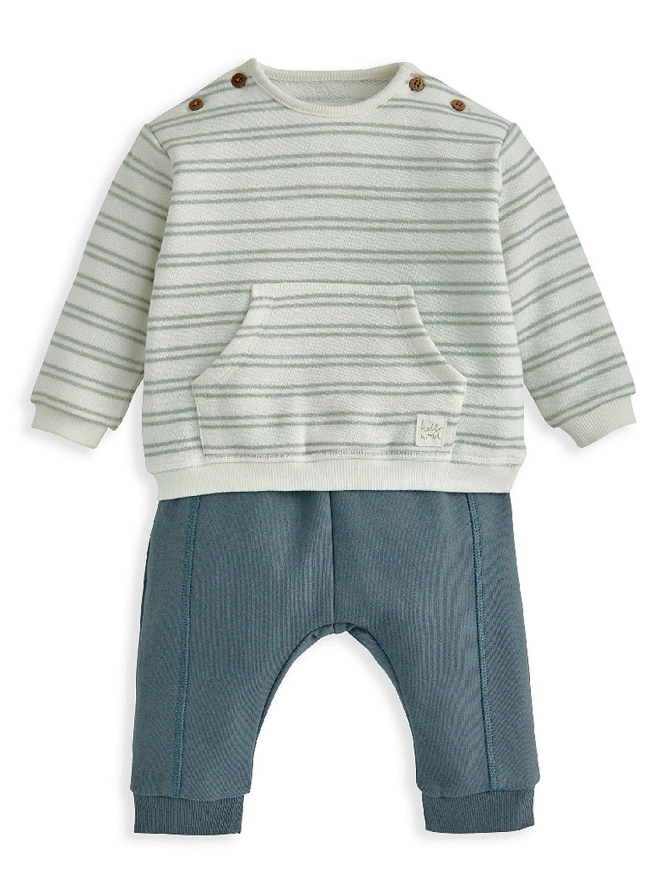mamas-papas-baby-boys-2-piece-stripe-top-legging-set-green