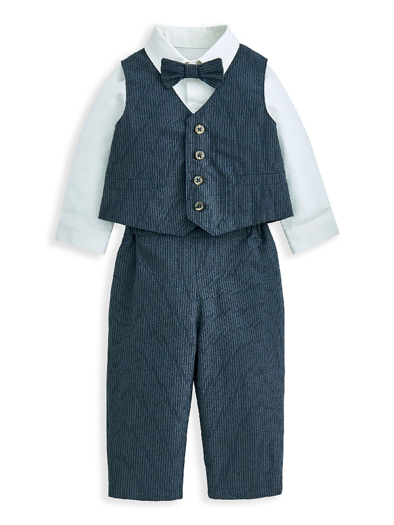 undefined Baby Boys 4 Peice Suit - Blue