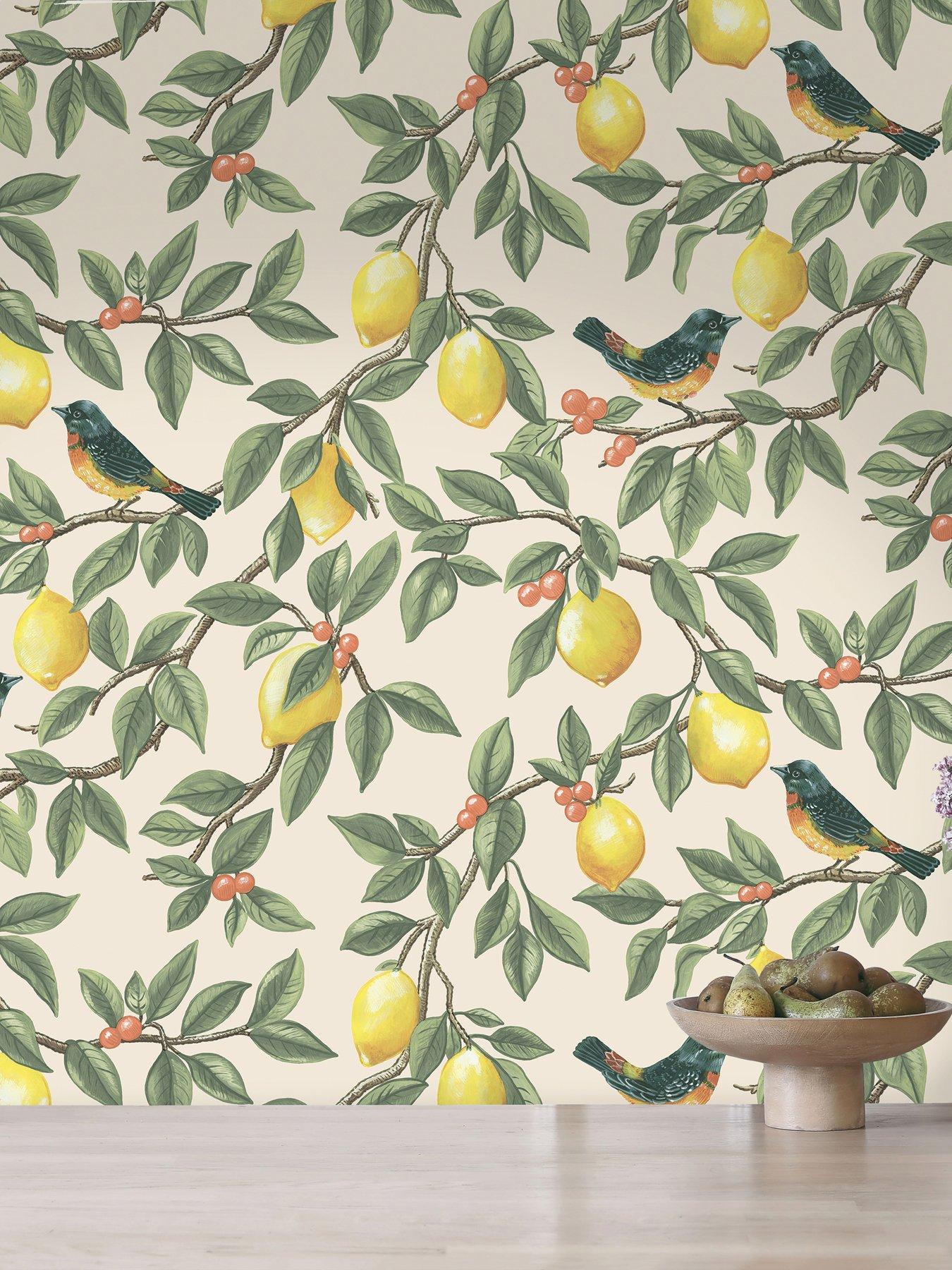 holden-decor-lemon-leaf-trail-wallpaper-creamorangeback