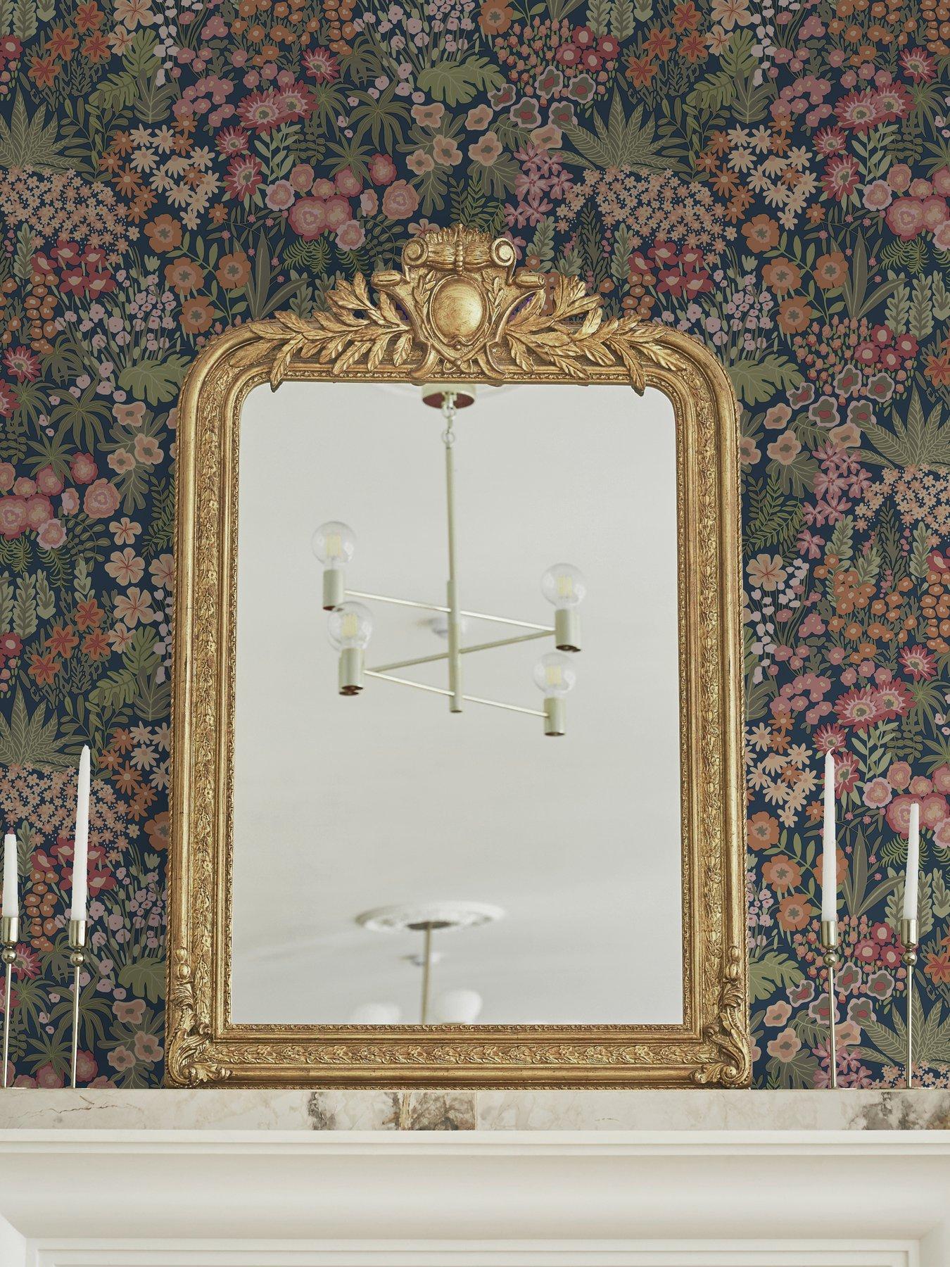 Image 3 of 6 of Holden Decor Everbloom Wallpaper - Navy/Multi