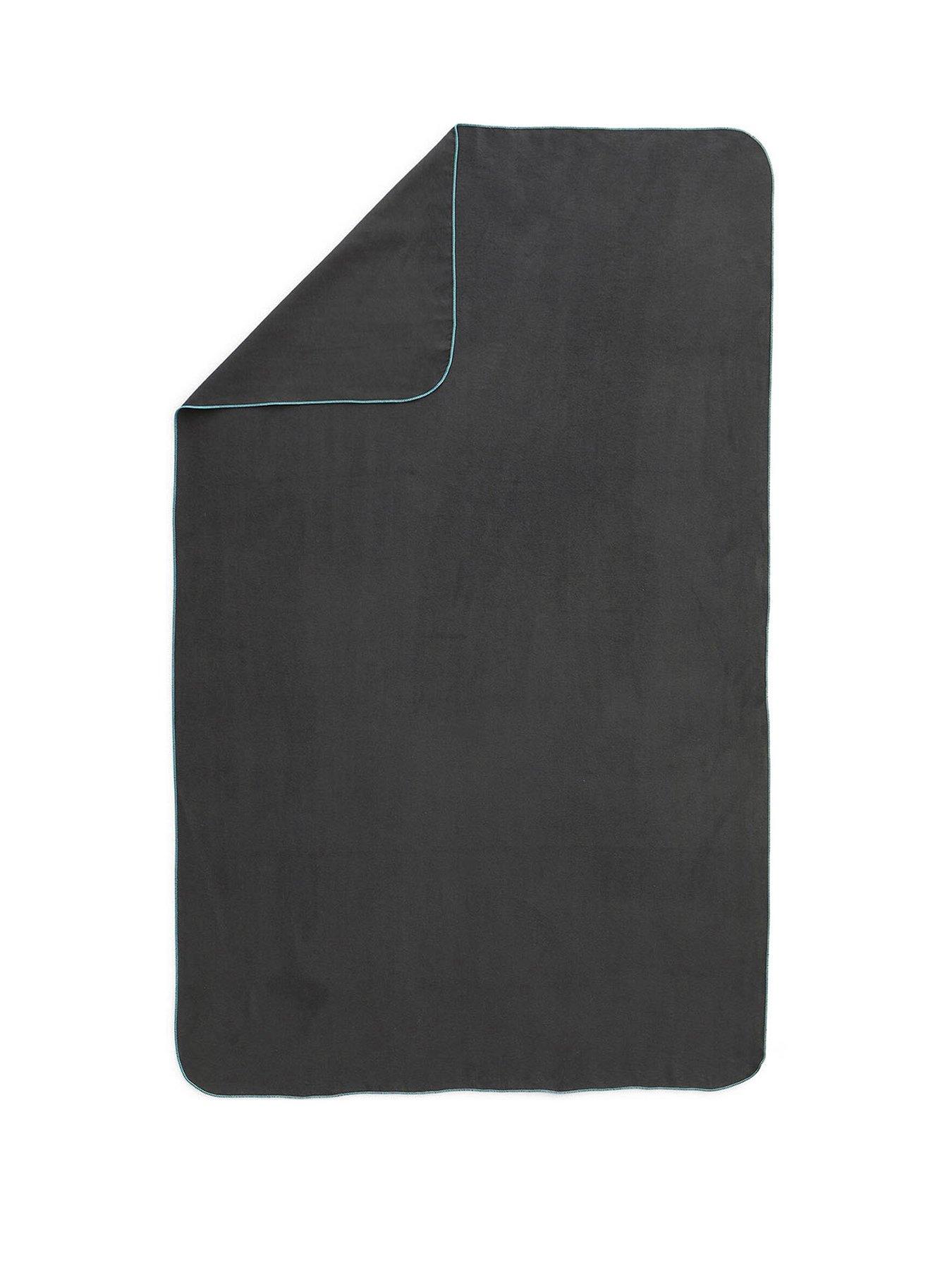 undefined Microfibre Swimming Towel Size L 80 x 130 cm - Dark Grey