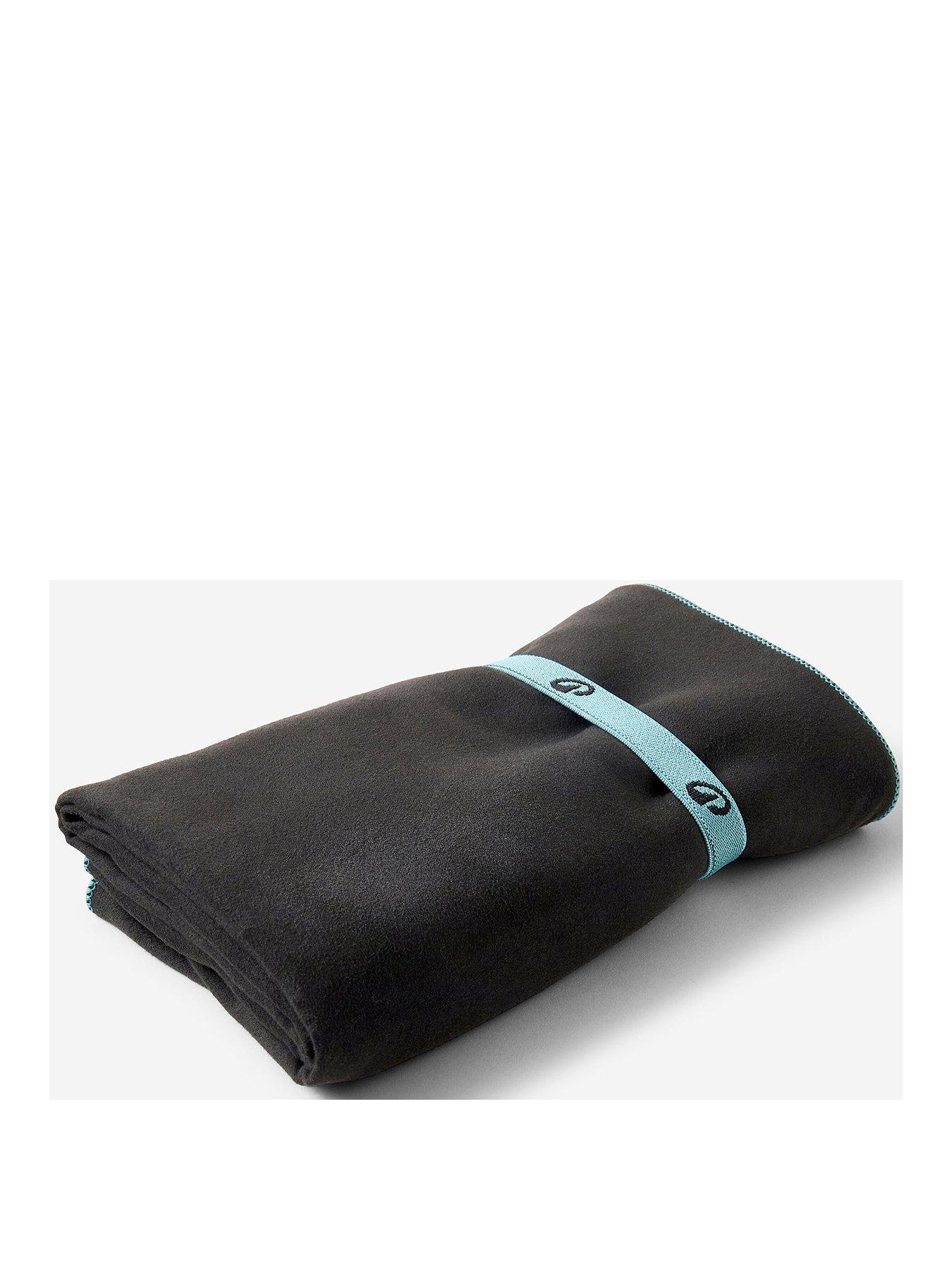 Image 2 of 5 of Decathlon Microfibre Swimming Towel Size L 80 x 130 cm - Dark Grey