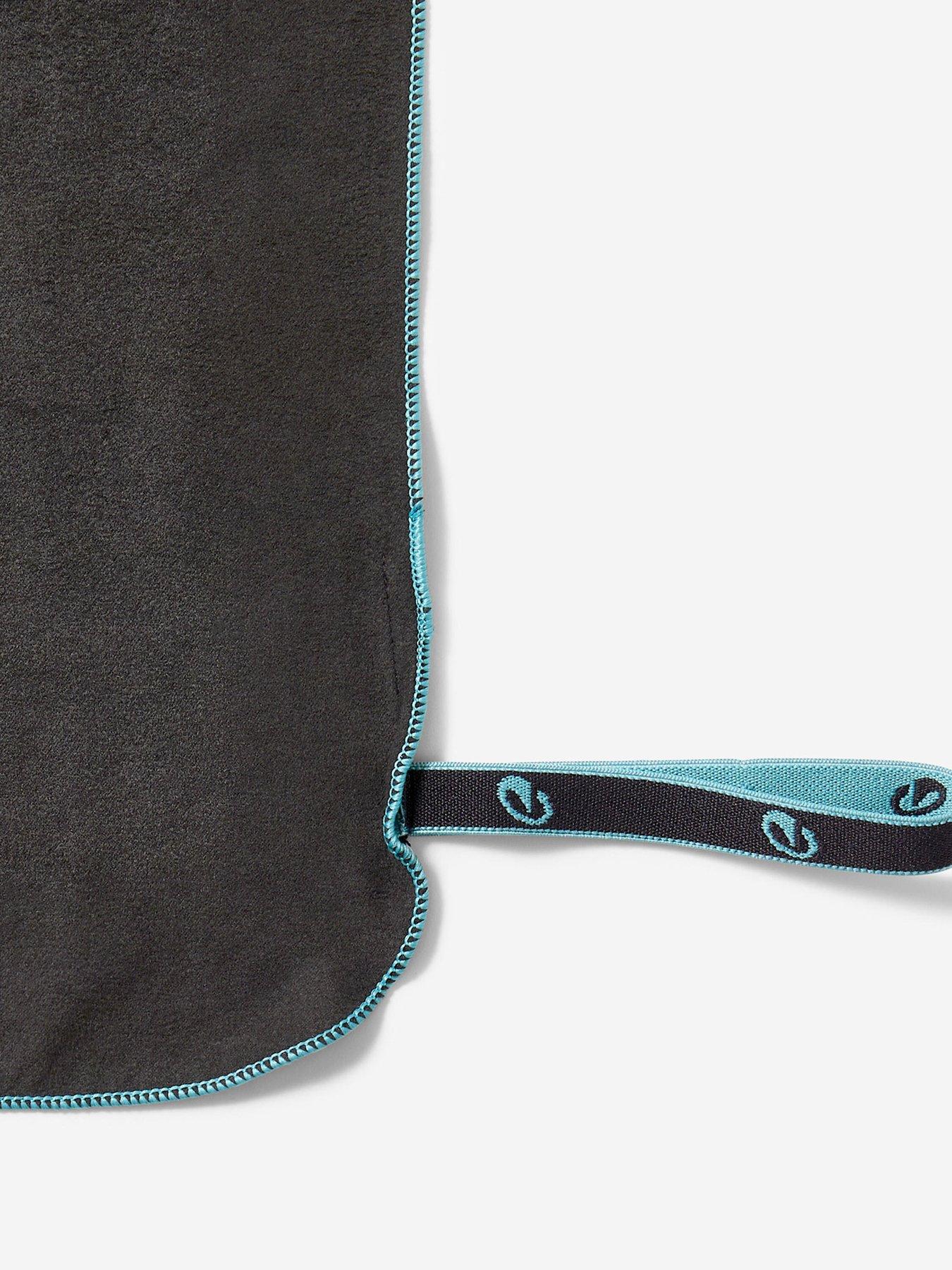 Image 3 of 5 of Decathlon Microfibre Swimming Towel Size L 80 x 130 cm - Dark Grey