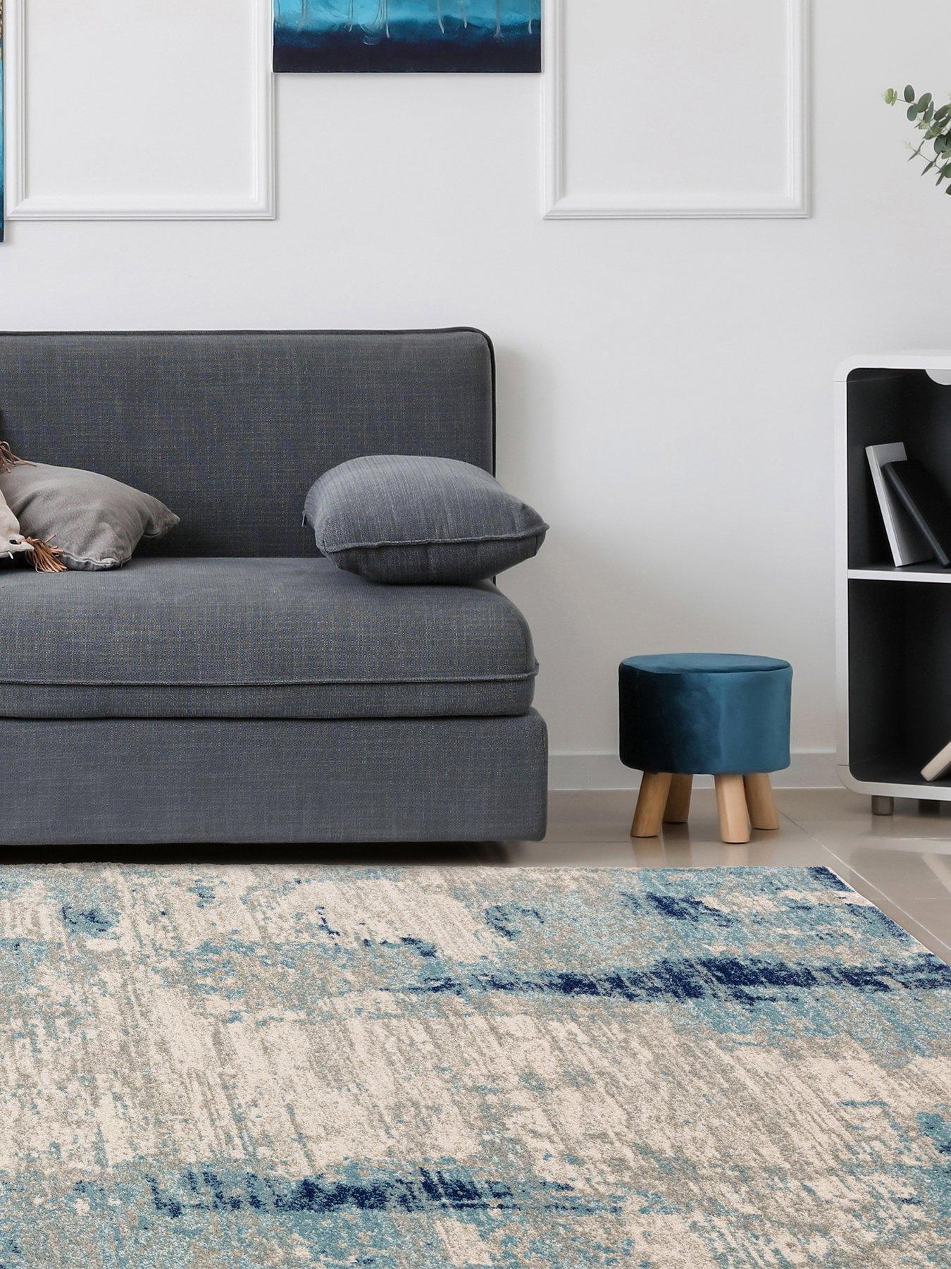 Image 1 of 6 of Asiatic Nova Mirage Blue Rug