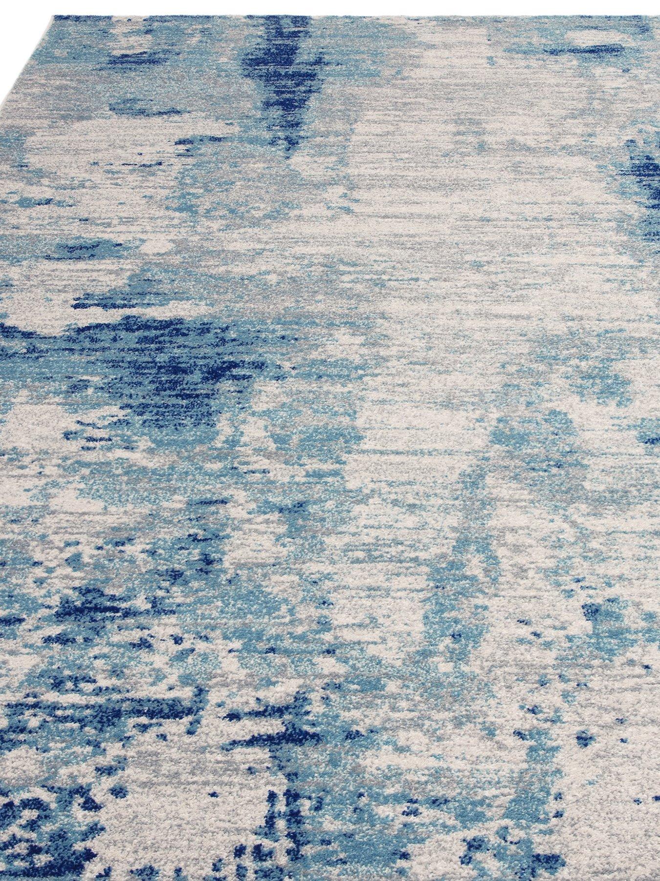 Image 3 of 6 of Asiatic Nova Mirage Blue Rug