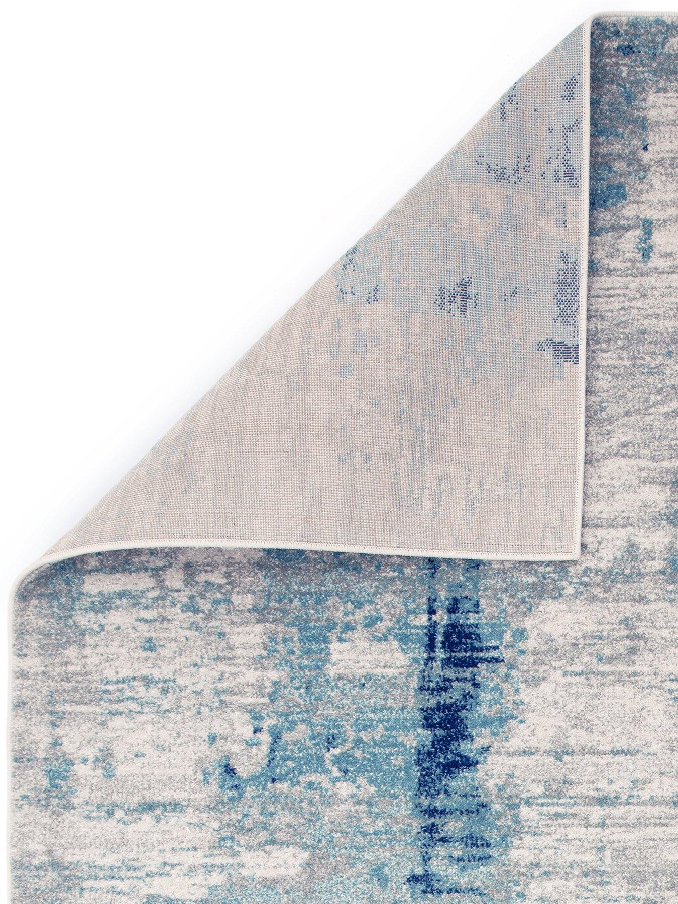 Image 5 of 6 of Asiatic Nova Mirage Blue Rug