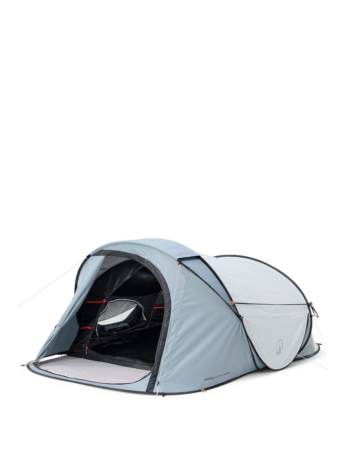 Image of Decathlon Camping Tent 2 Seconds XL - 2 Person Fresh  &  Black