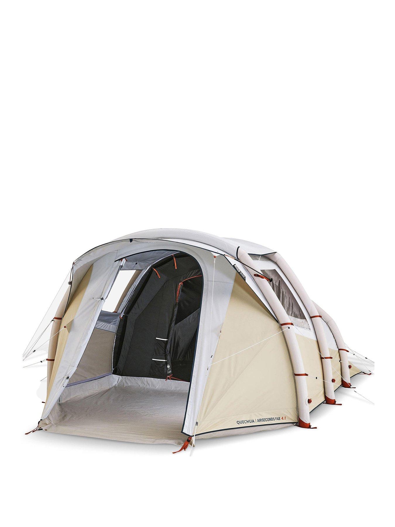 undefined Inflatable Camping Tent Air Seconds 4.1 Fresh & Black 4 Person 1 Bedroom