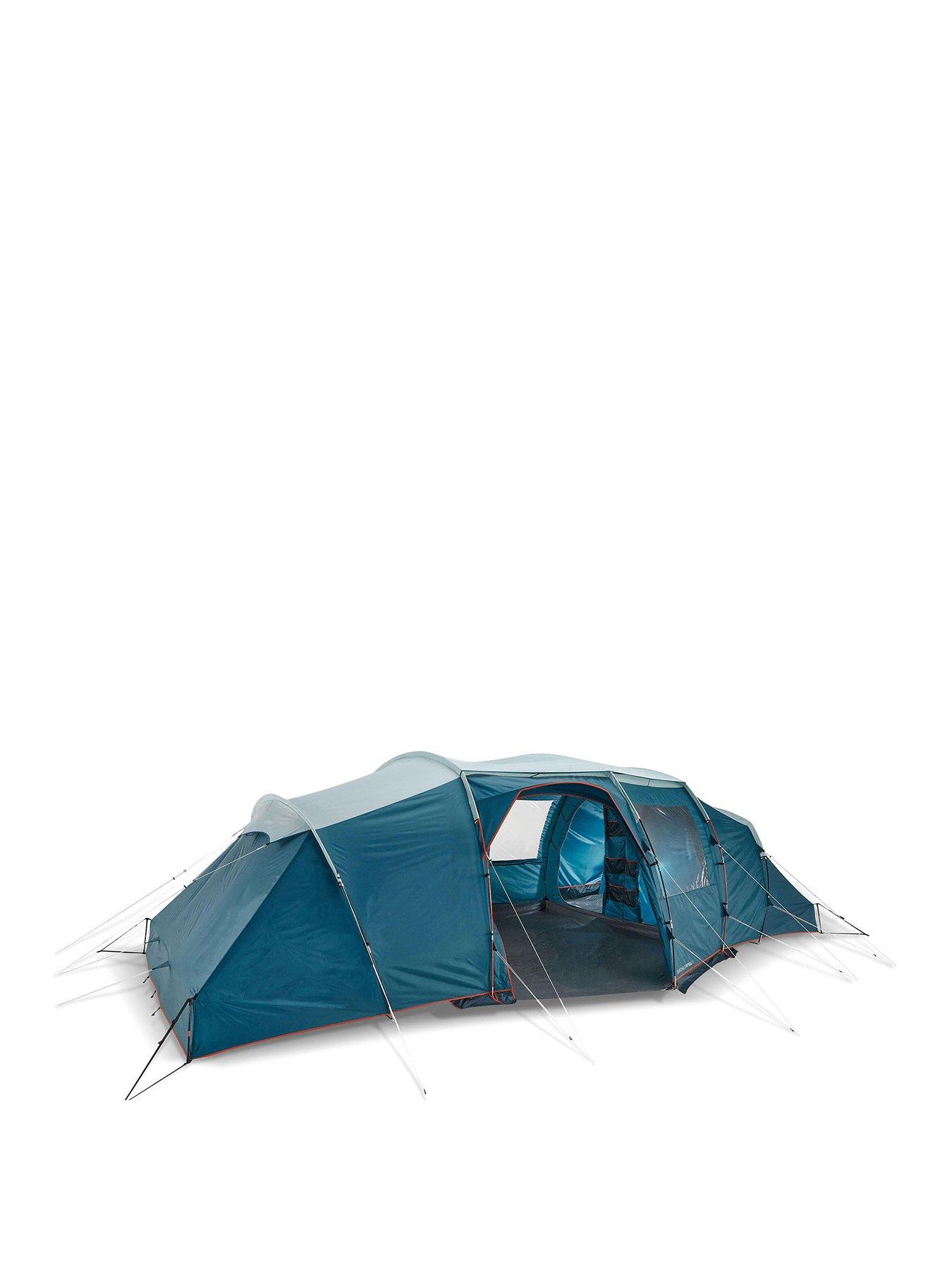 decathlon-camping-tent-with-poles-arpenaz-84-8-person-4-bedrooms