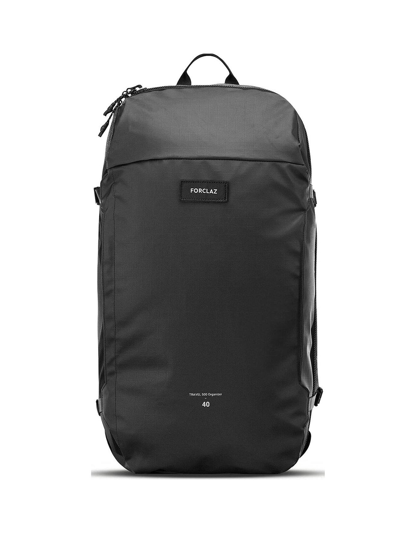 Image of Decathlon Travel Backpack 40 L - Travel 500 ORGANIZER Black