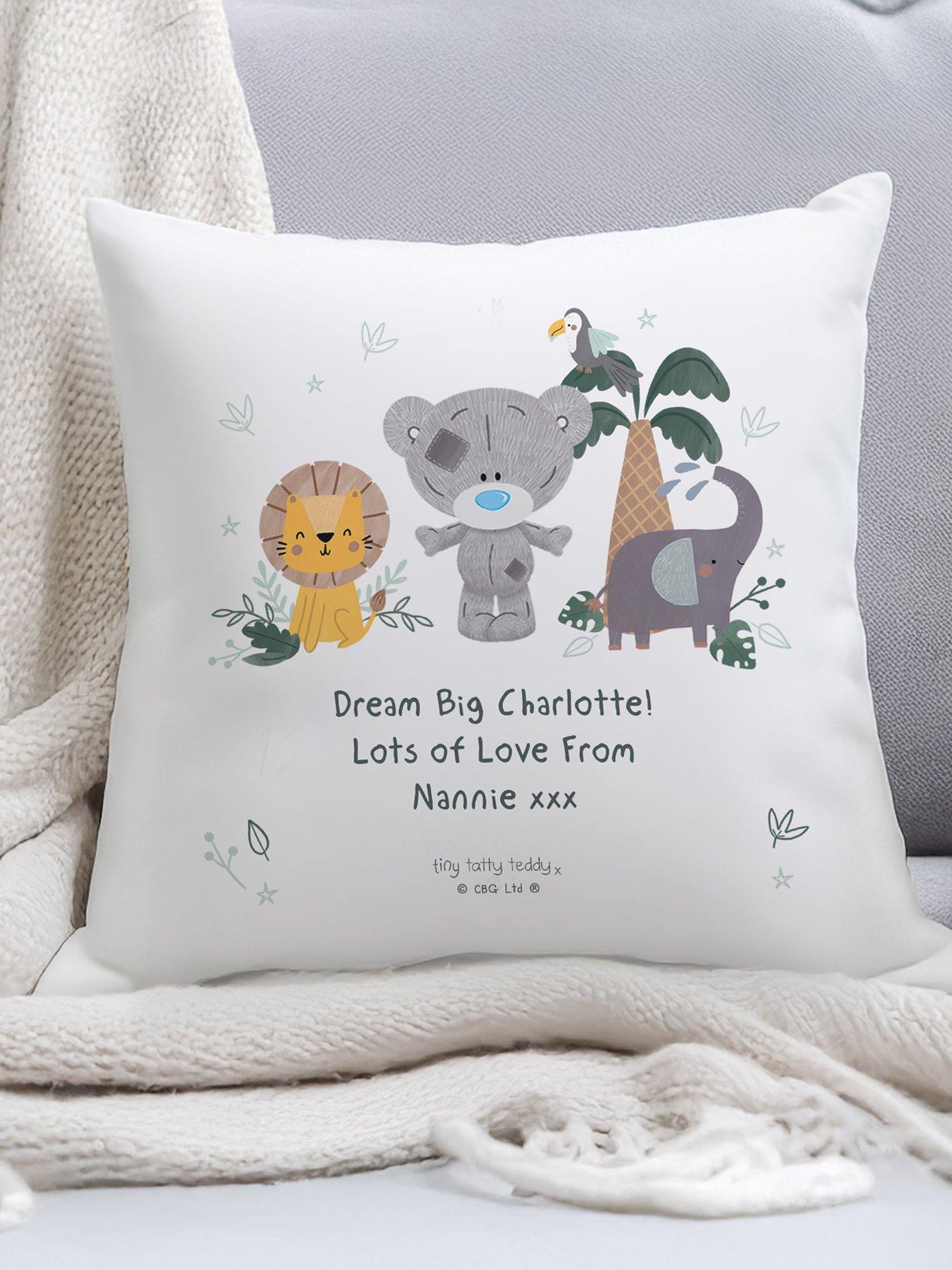 The Personalised Memento Company Personalised Tiny Tatty Teddy Cushion