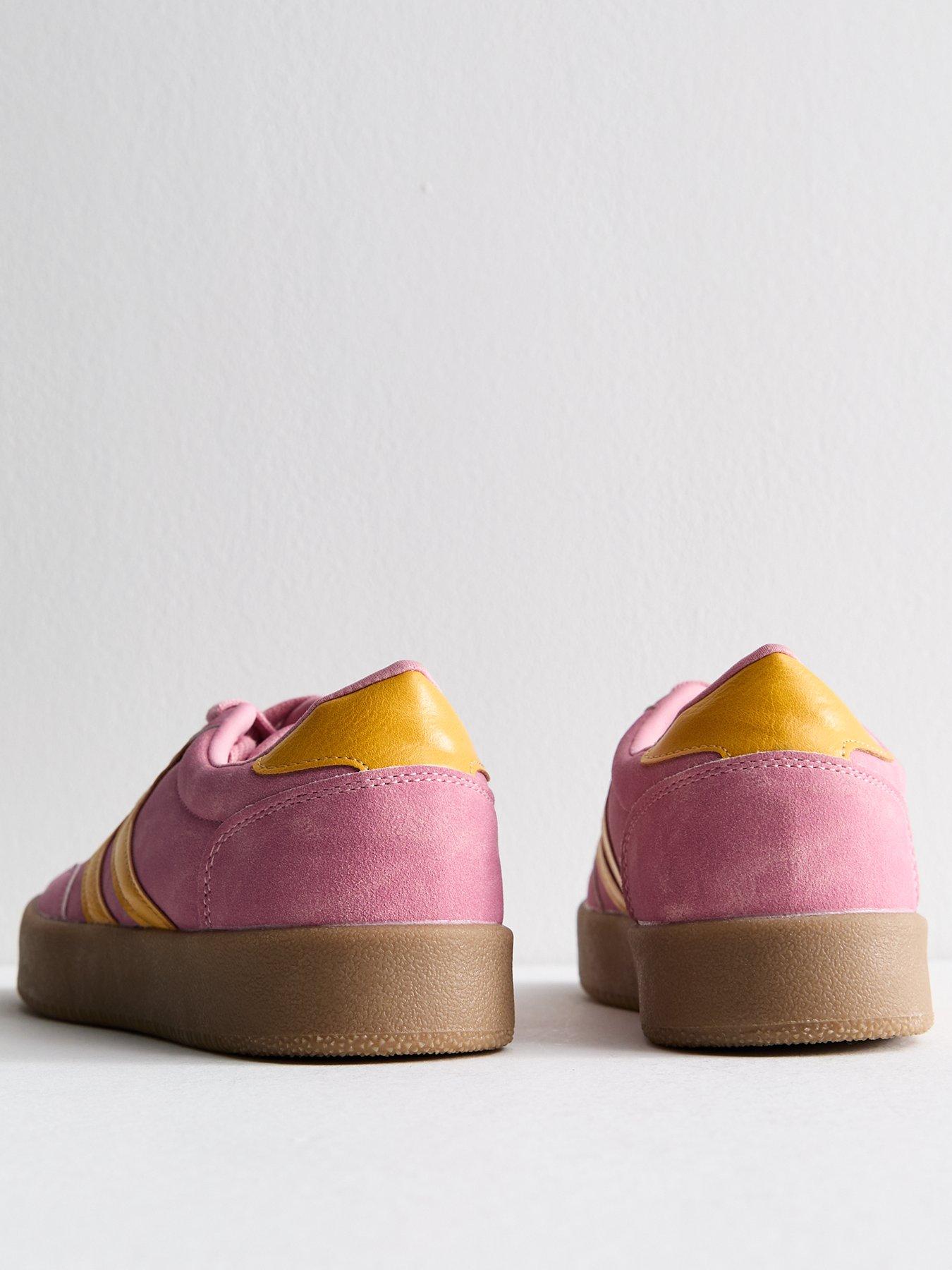 new-look-pink-faux-suede-panelled-flatform-trainersback