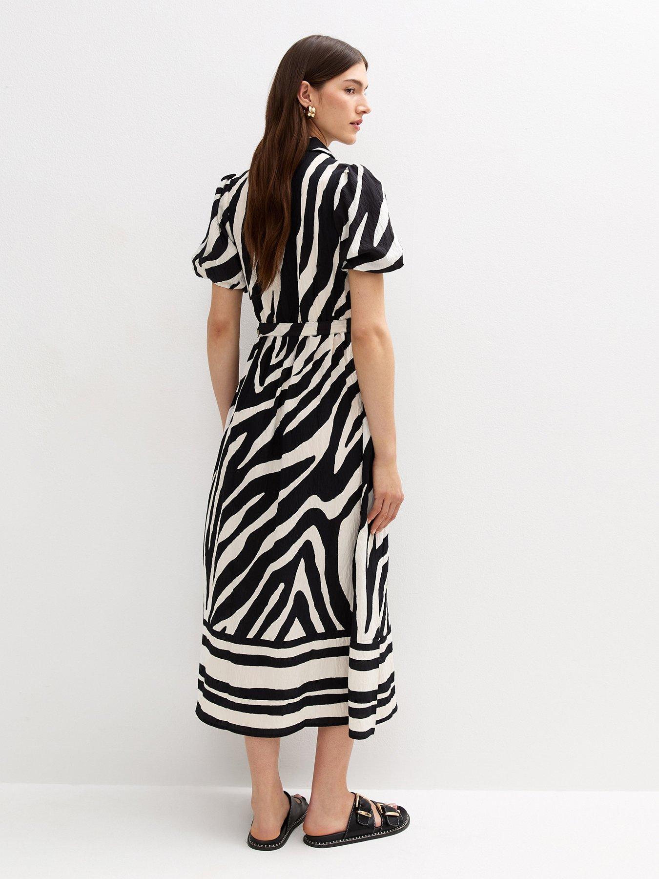 new-look-ziggy-zebra-puff-shirt-midi-blackstillFront