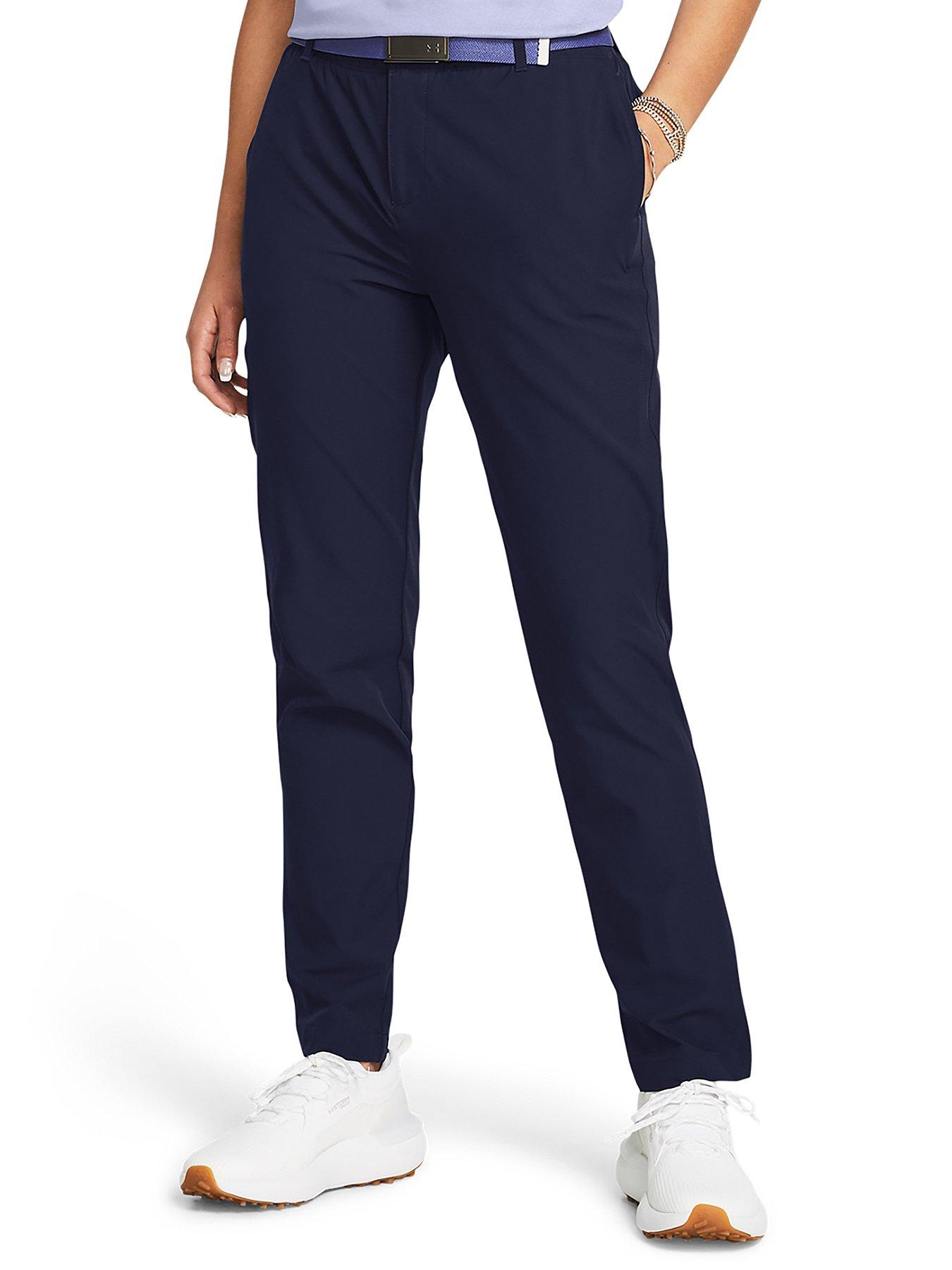 Image of UNDER ARMOUR Womens Golf Drive Pants - Midnight Navy