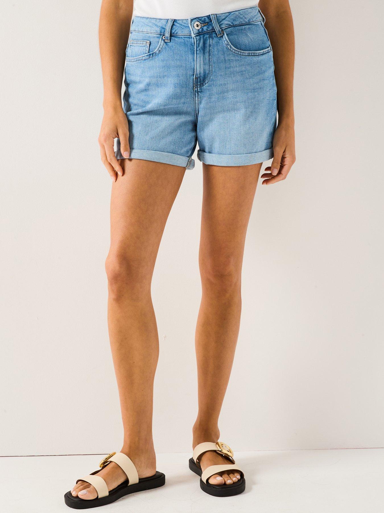 Image of Only Denim Stretch Short - Blue