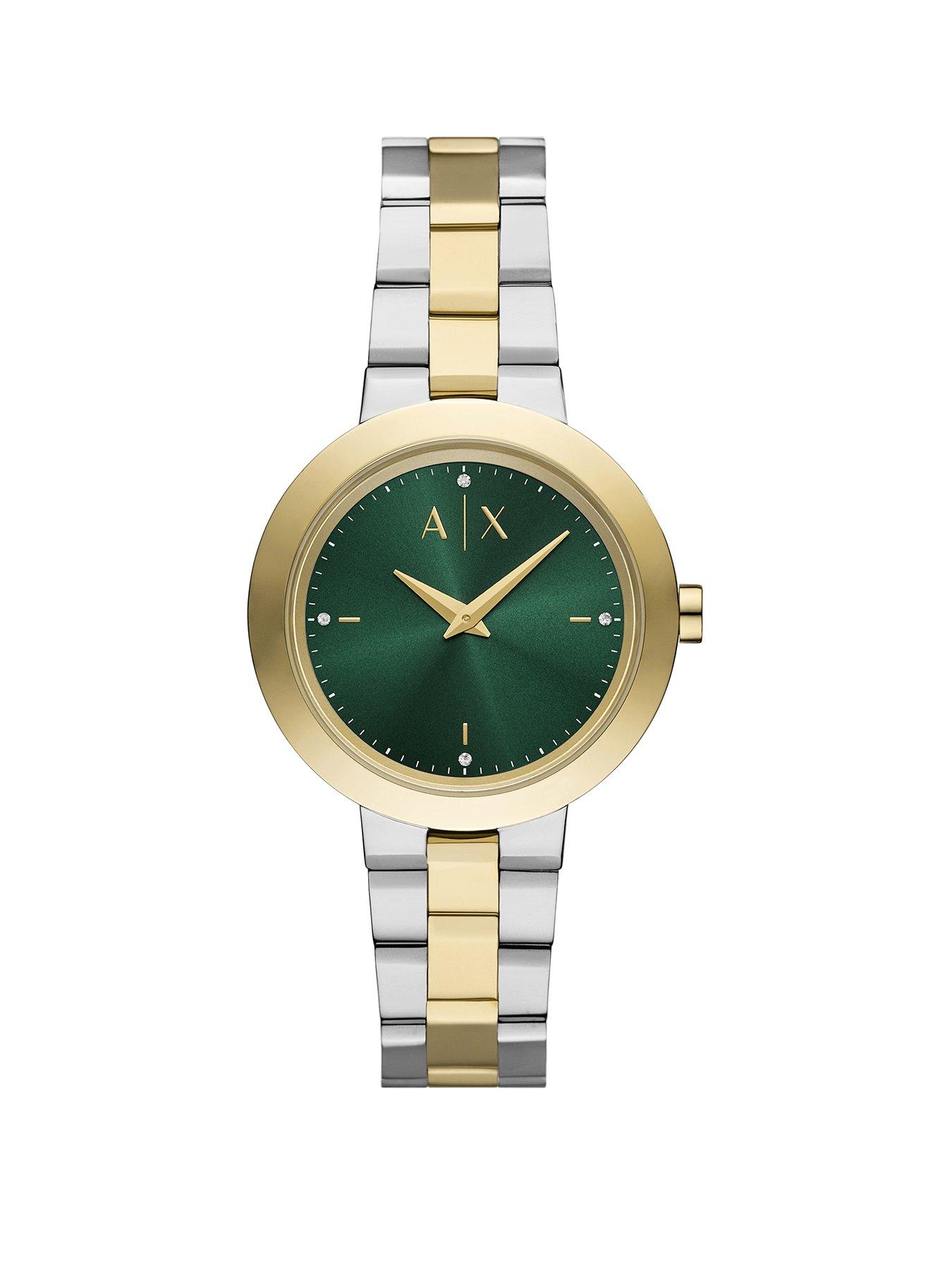 Image of Armani Exchange Women's 2-Hand, 2-Tone Stainless Steel Watch, AX5176