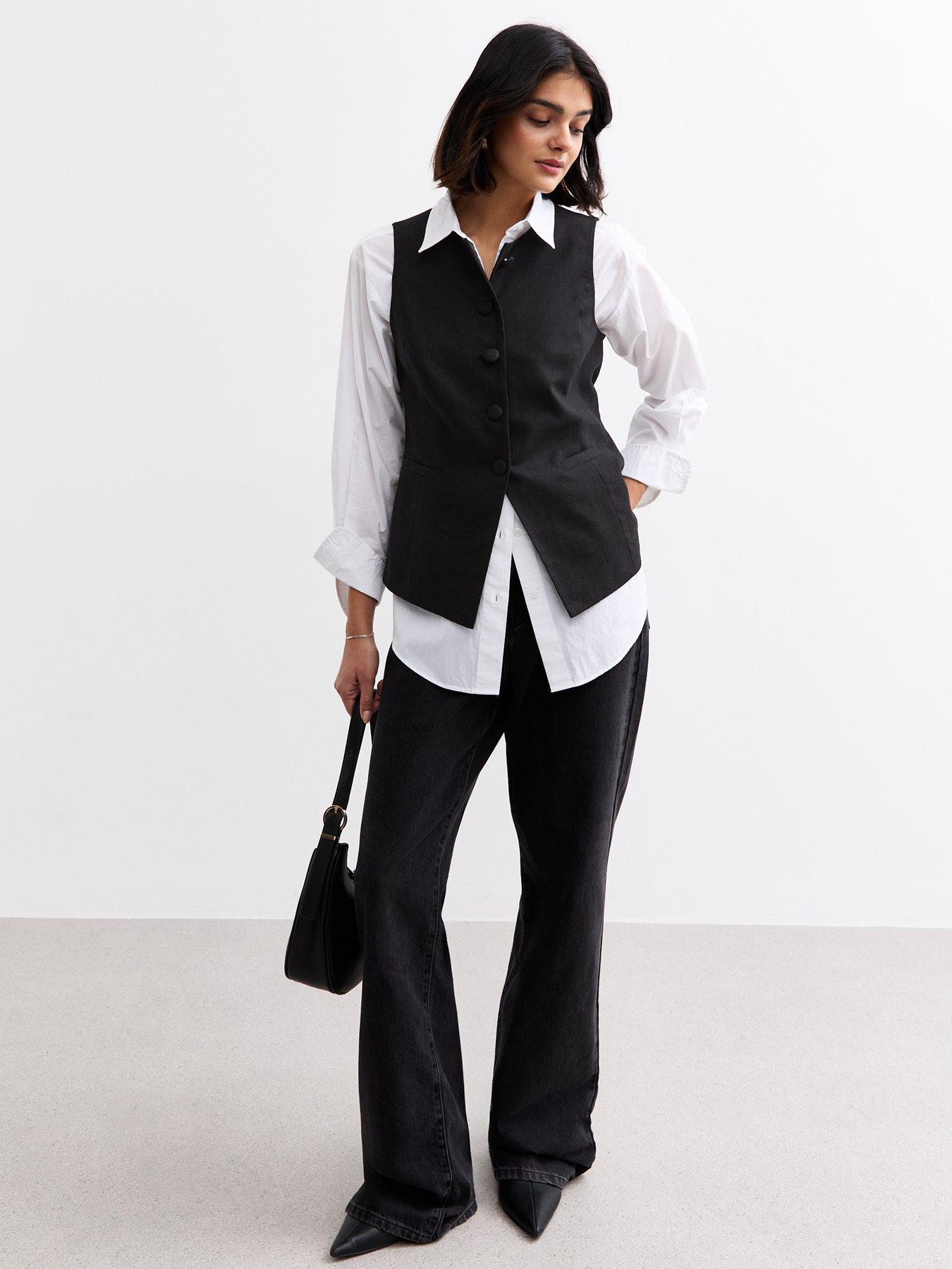 new-look-crew-neck-linen-blend-waistcoat-blackback