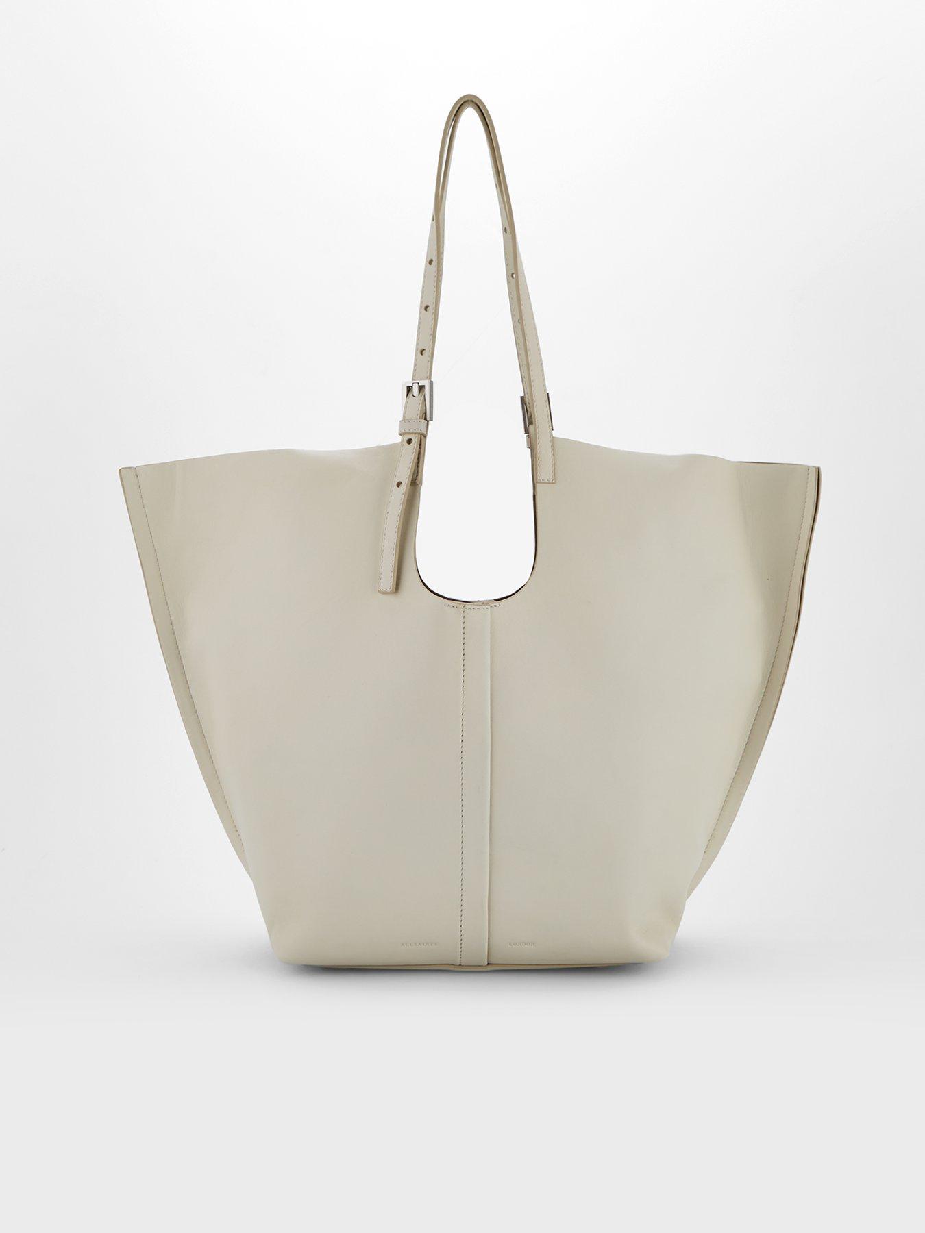 AllSaints Ara E/W Tote - White