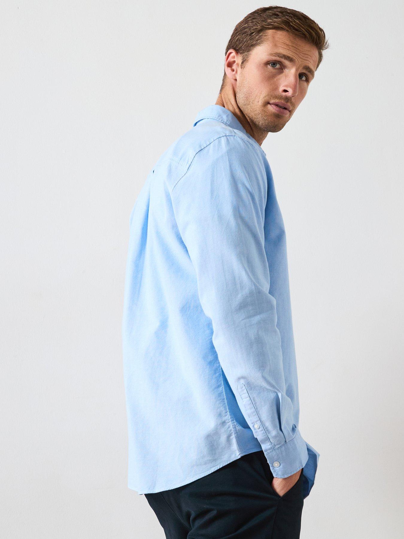 the-very-collection-pure-cotton-long-sleeve-button-down-oxford-shirt-light-bluedetail