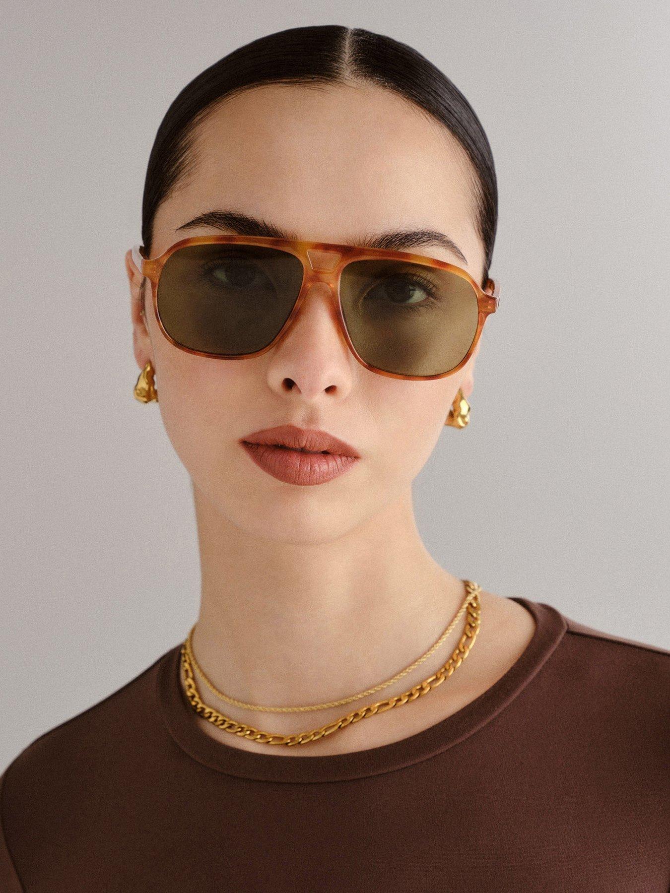 Aire Monoceros Vintage Tort Sunglasses - Brown