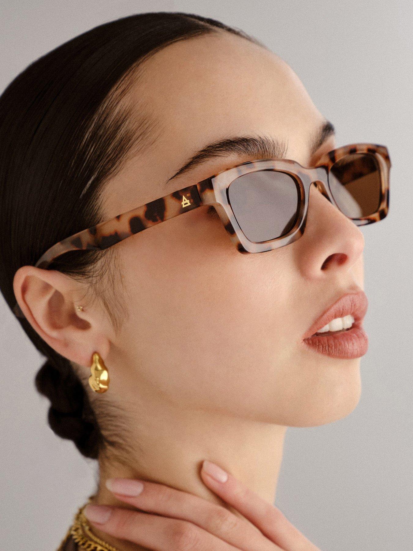 Image 3 of 3 of Aire Sculptor Cookie Tort Sunglasses - Brown