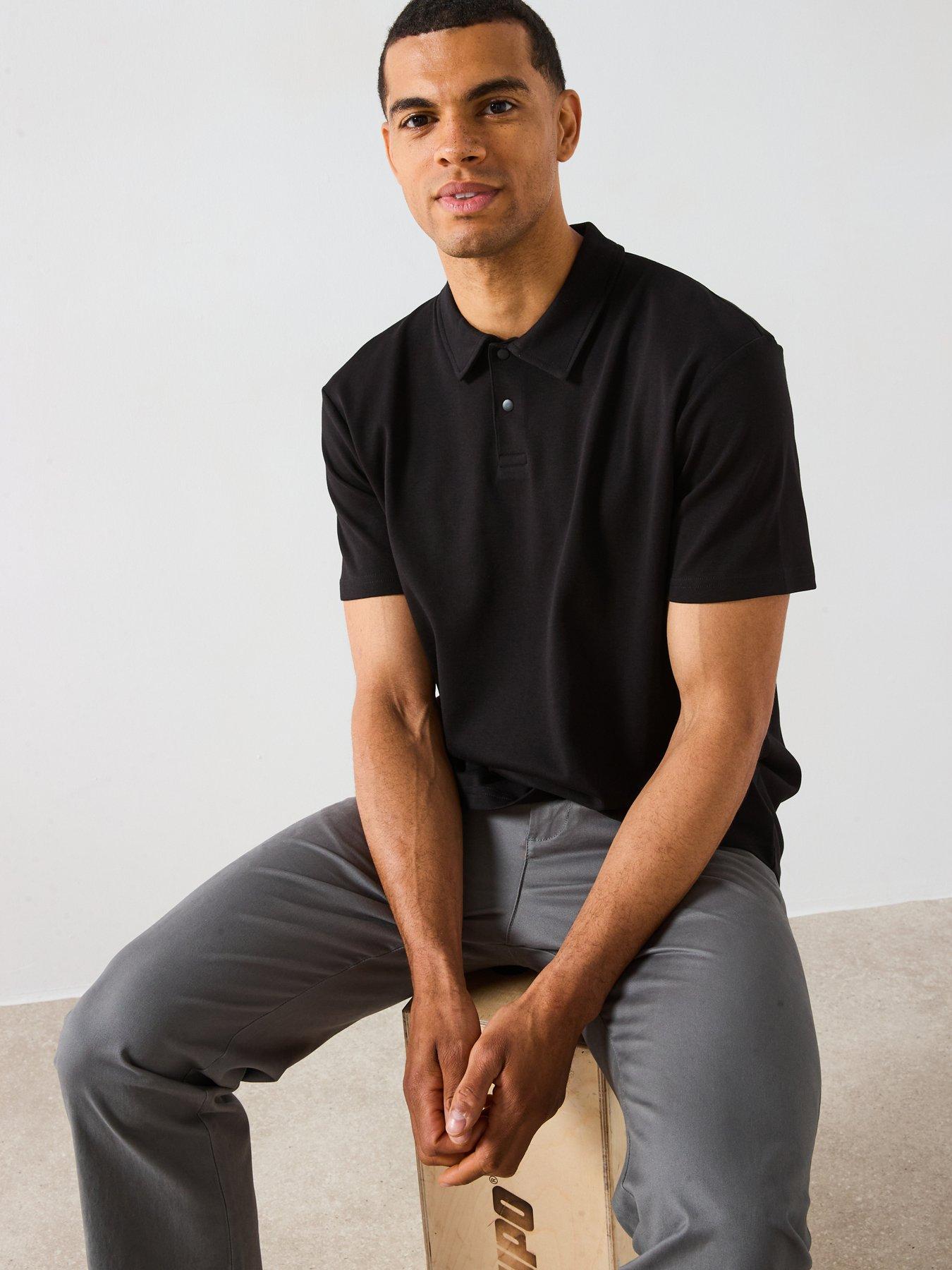 very-man-interlock-popper-polo-top-blackoutfit