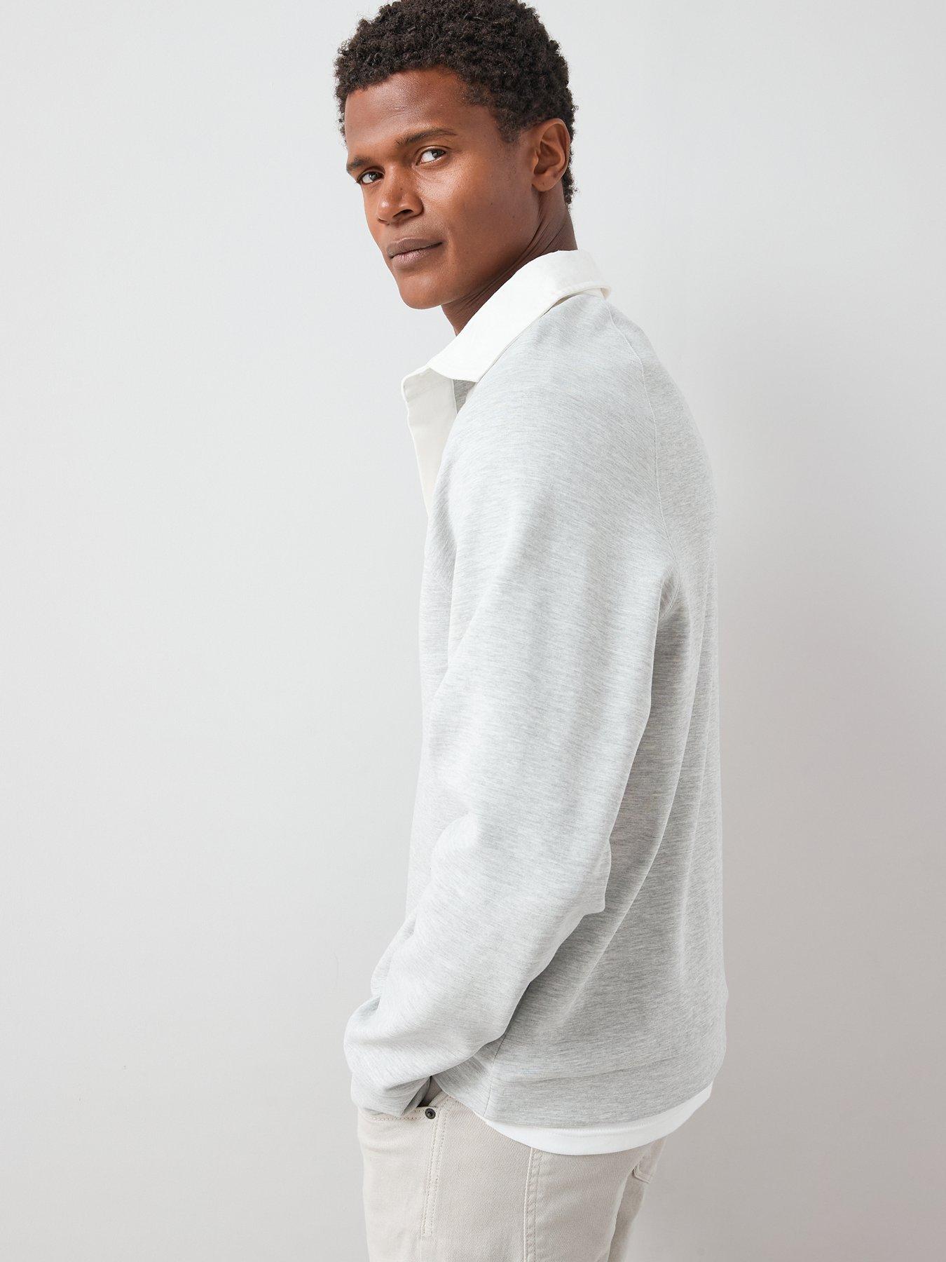 very-man-oversized-polo-sweatshirt-greystillFront