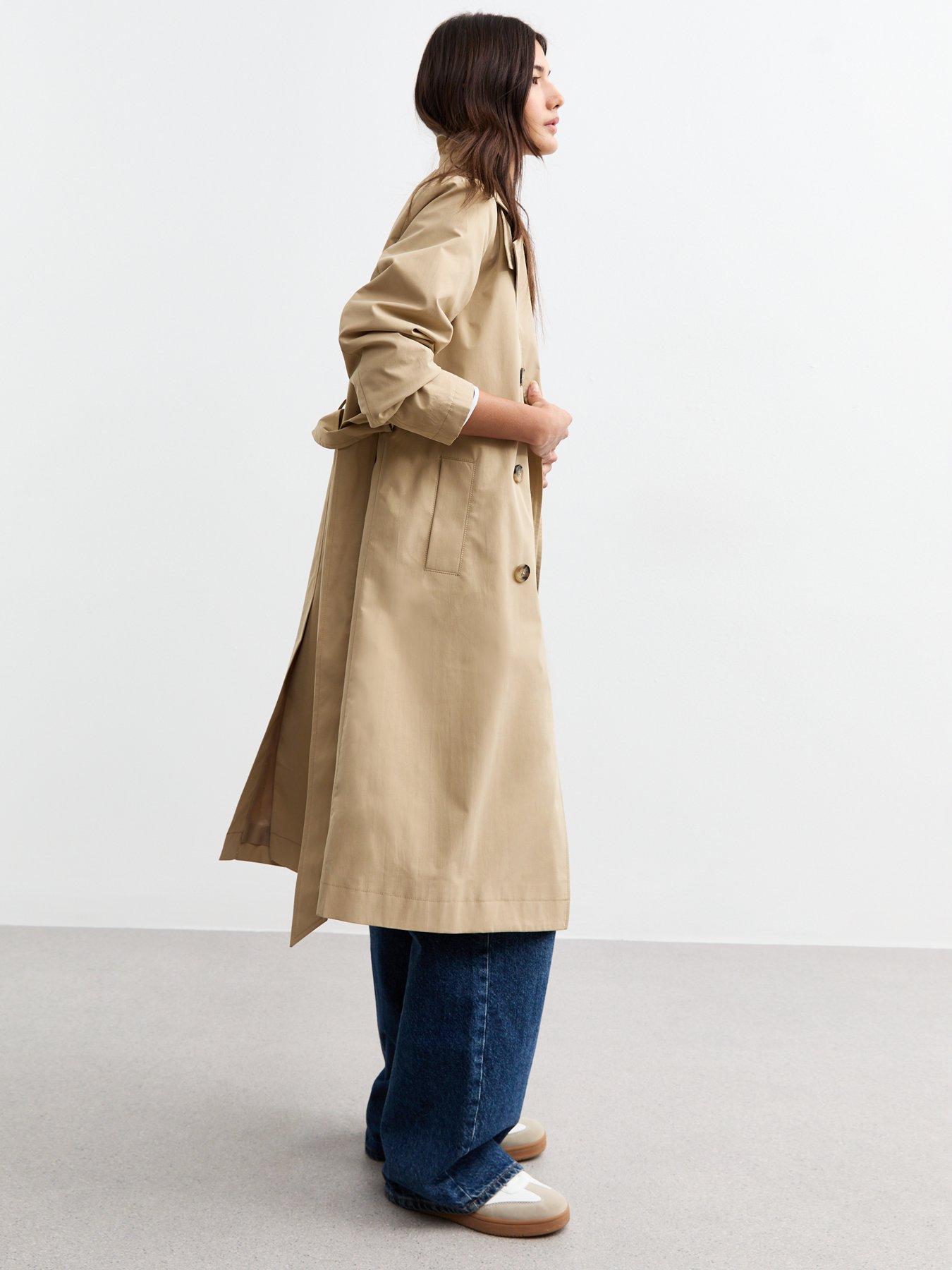 new-look-stone-double-breasted-trench-coatback
