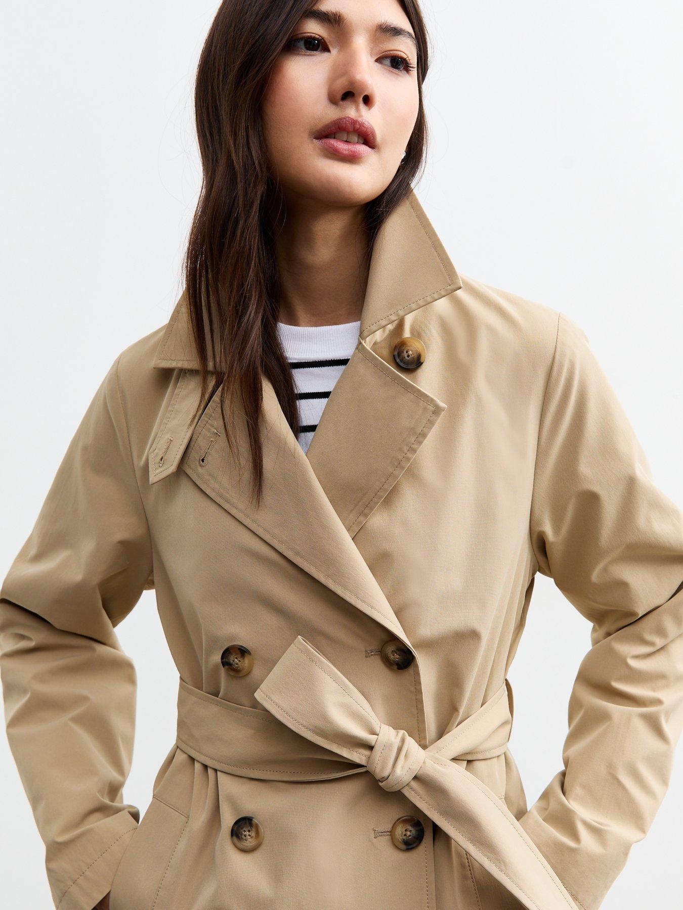 new-look-stone-double-breasted-trench-coatoutfit