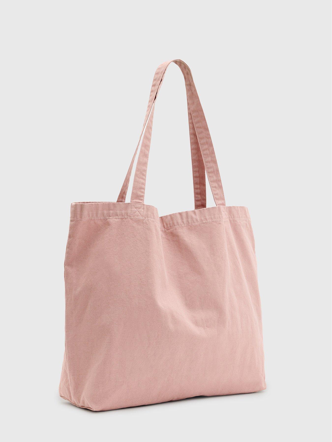 Image 2 of 5 of AllSaints Underground Tote Bag - Light Pink