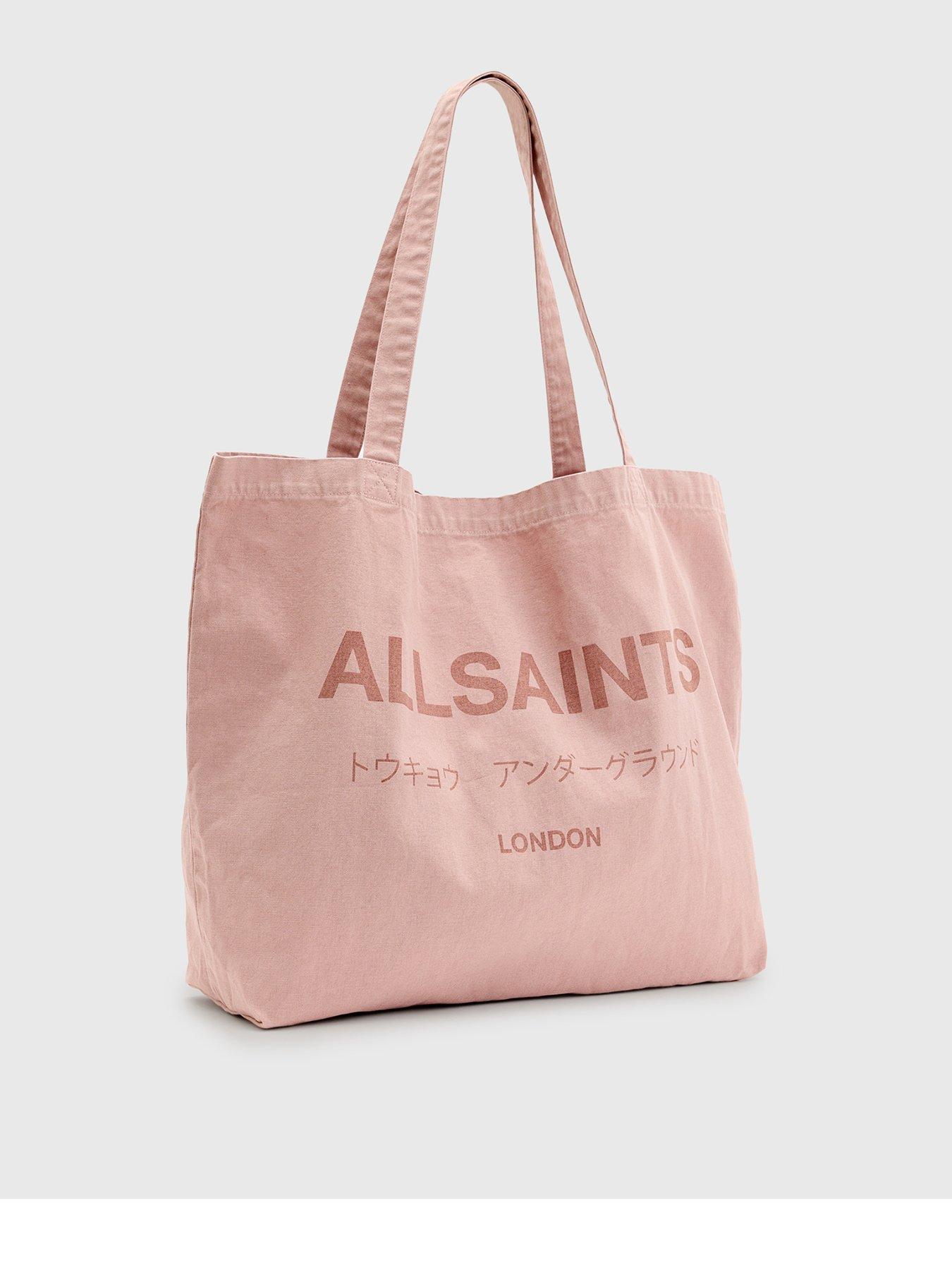 Image 3 of 5 of AllSaints Underground Tote Bag - Light Pink