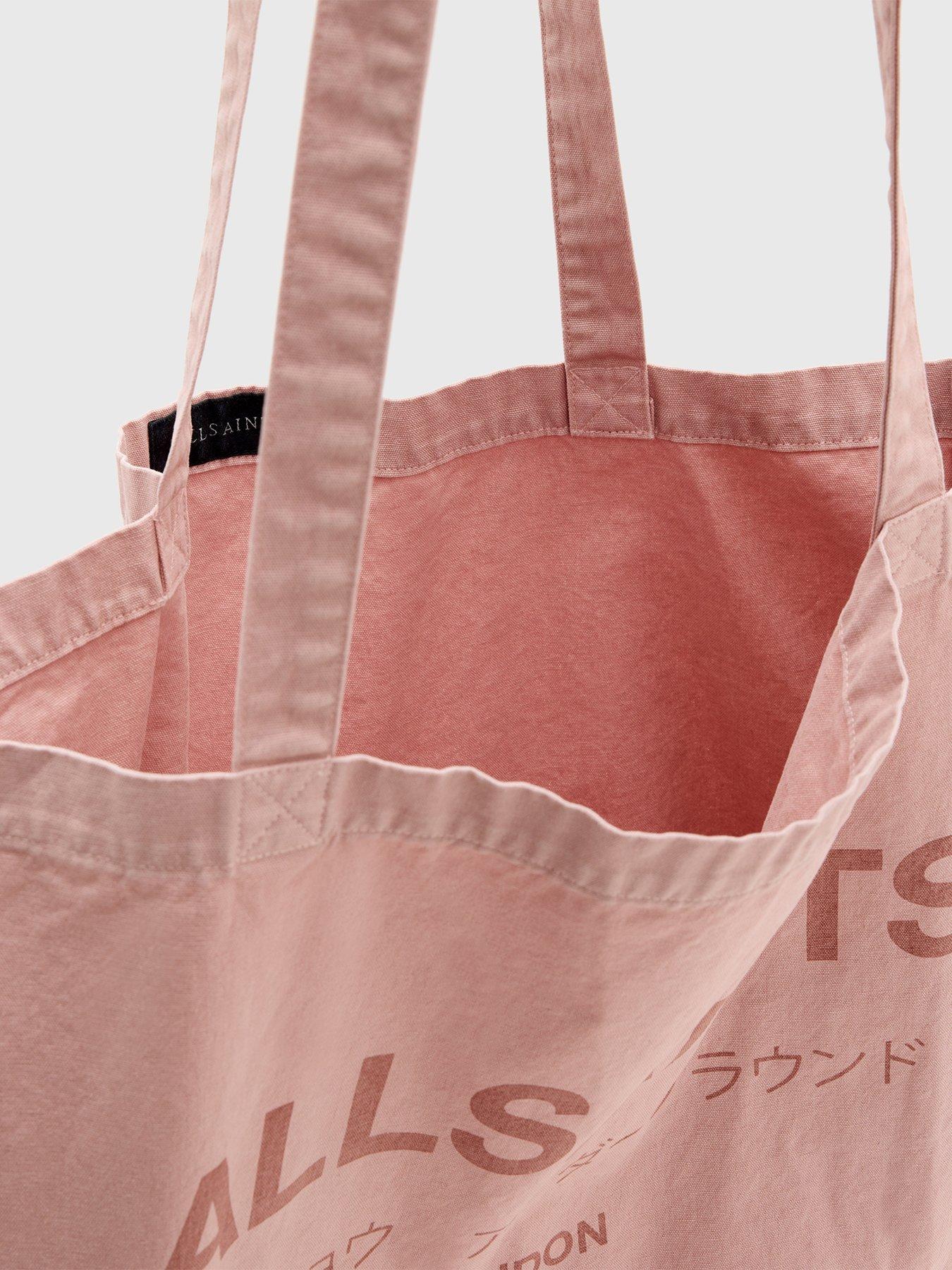 Image 5 of 5 of AllSaints Underground Tote Bag - Light Pink