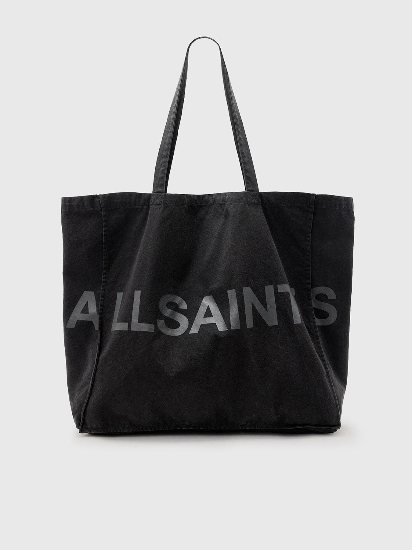 Image 1 of 4 of AllSaints Large Biggy Tote Bag - Black