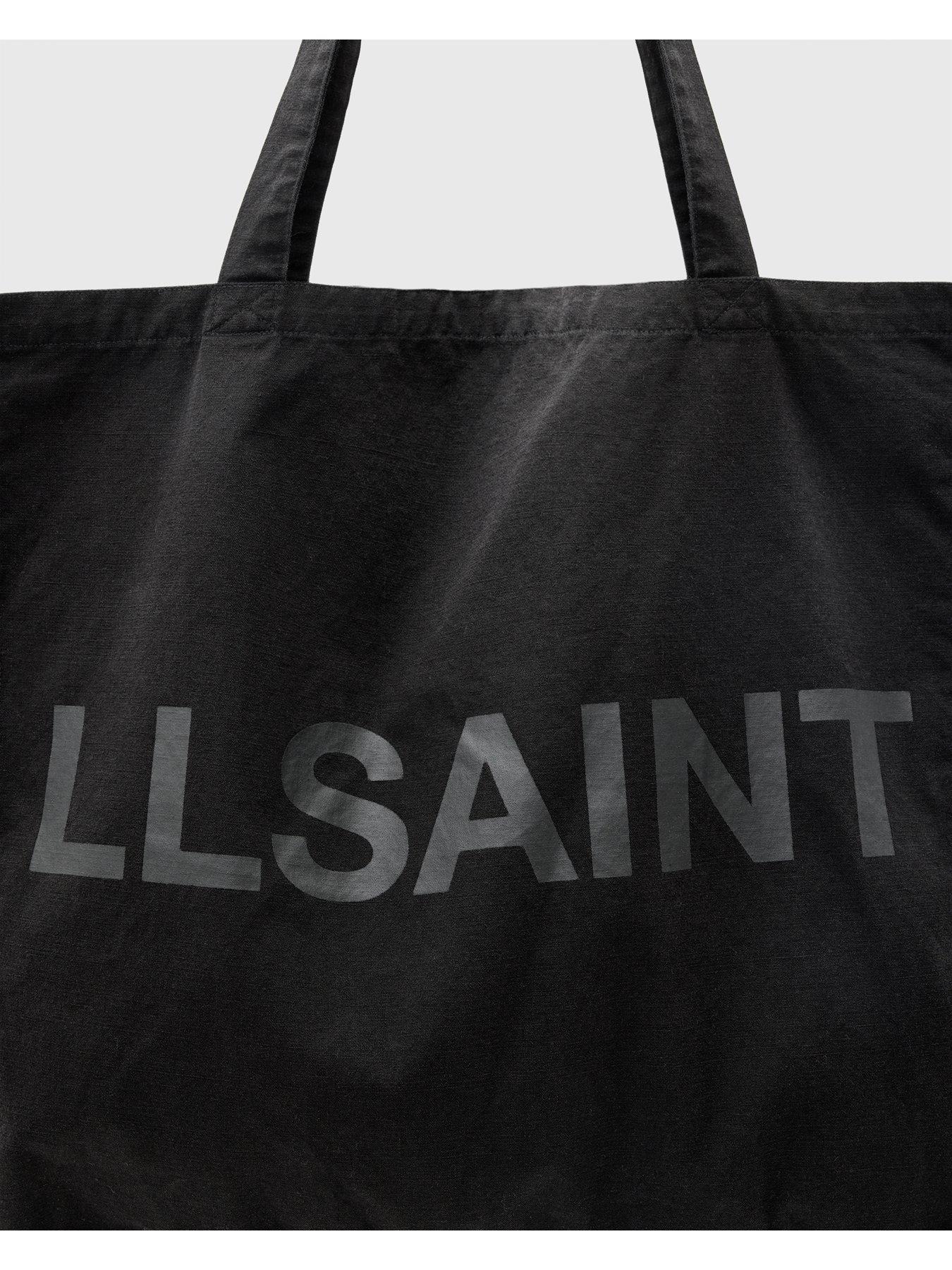 Image 2 of 4 of AllSaints Large Biggy Tote Bag - Black