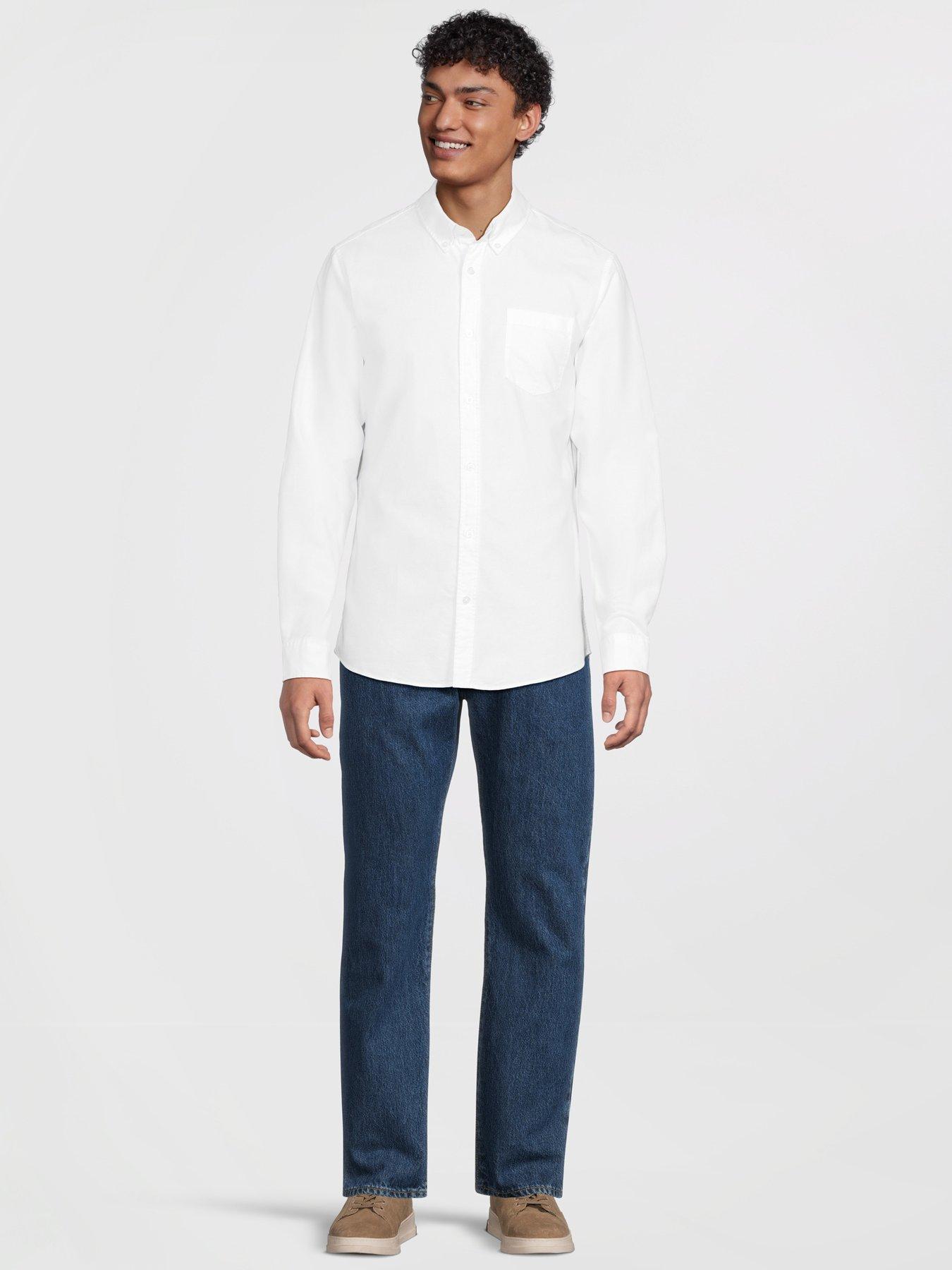 the-very-collection-2-pack-pure-cotton-long-sleeve-oxford-shirt-navywhiteoutfit