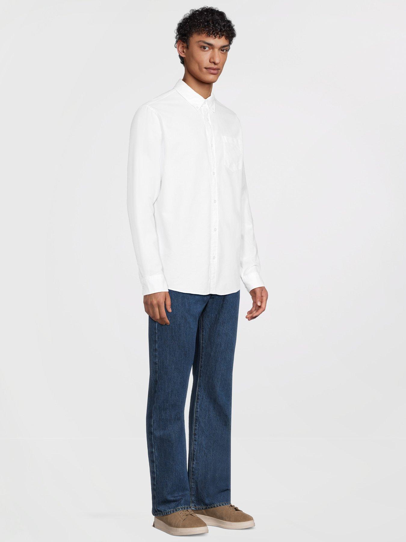 the-very-collection-2-pack-pure-cotton-long-sleeve-oxford-shirt-navywhitedetail